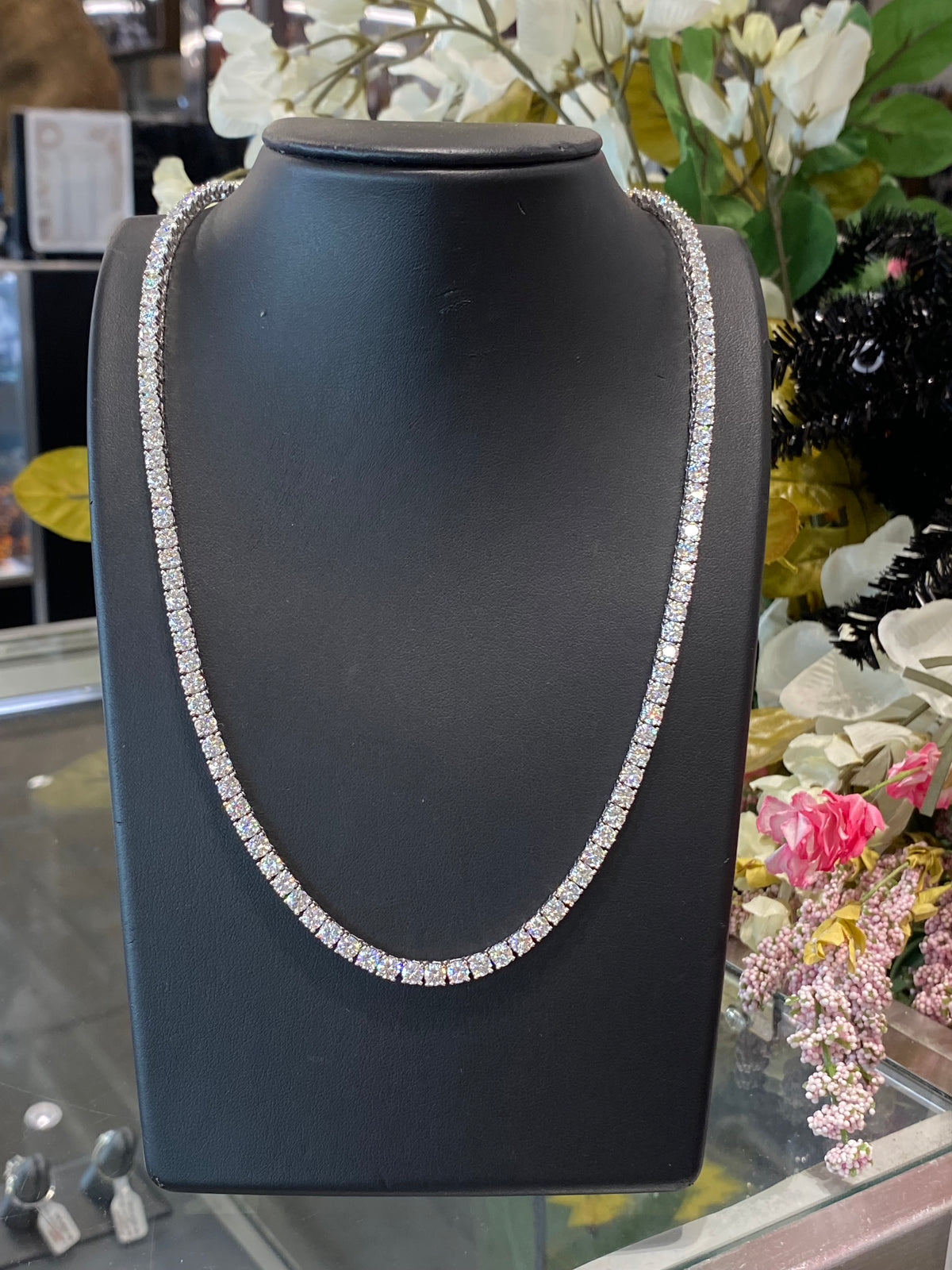 925 Silver Moissanite Necklaces