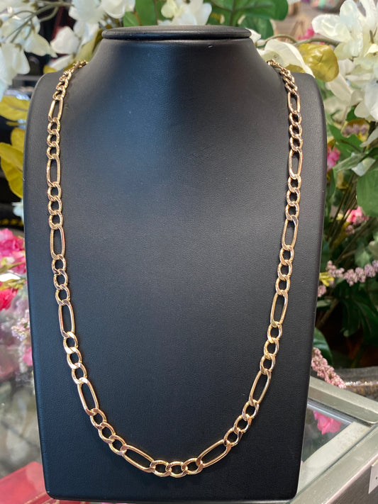 10k Yellow Gold Fígaro Chain