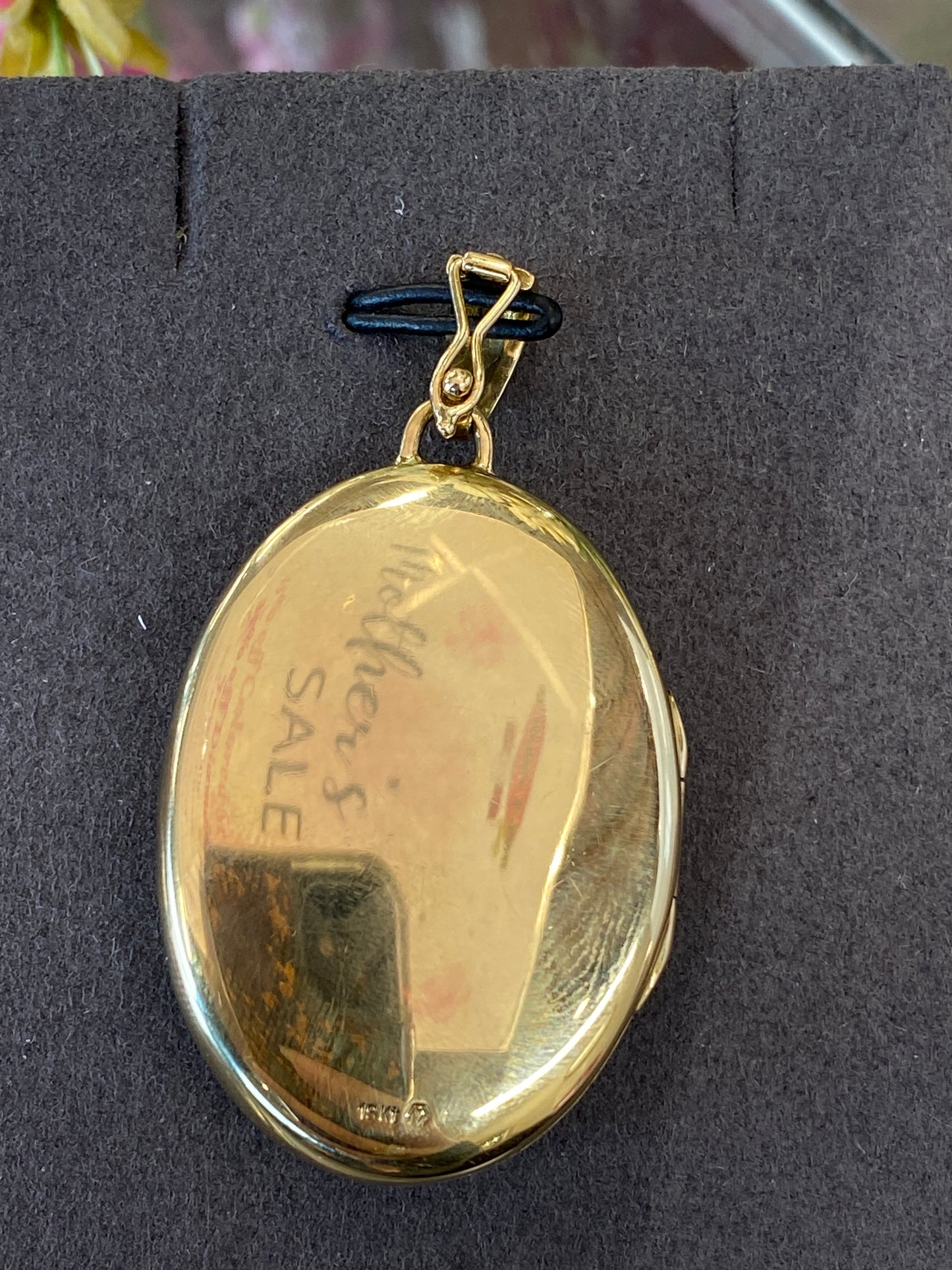 18k Yellow Gold Locket Pendant