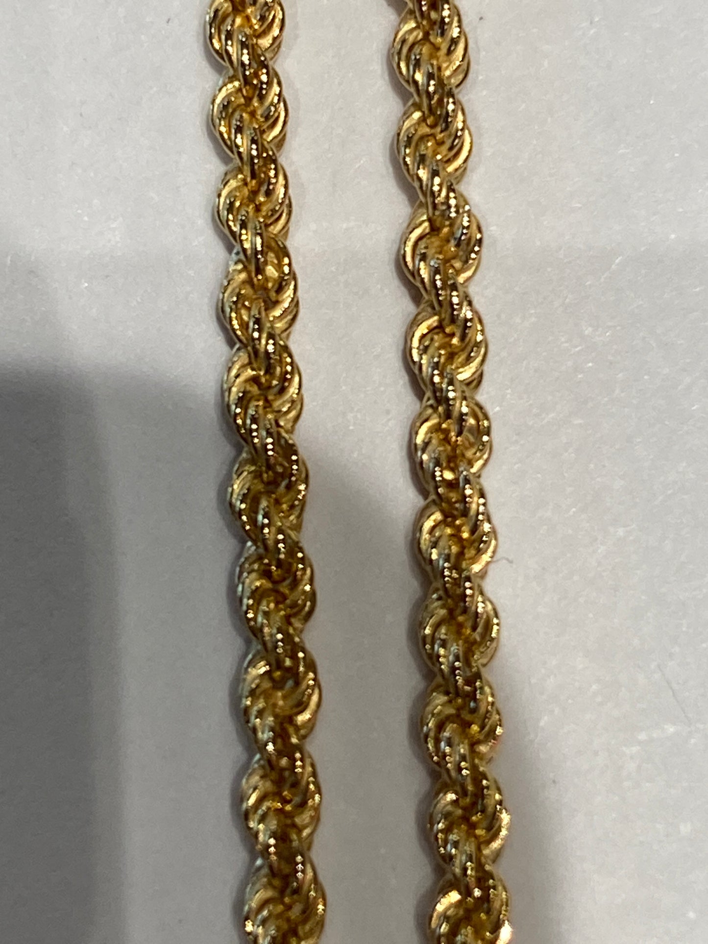 14k Yellow Gold Rope Chain