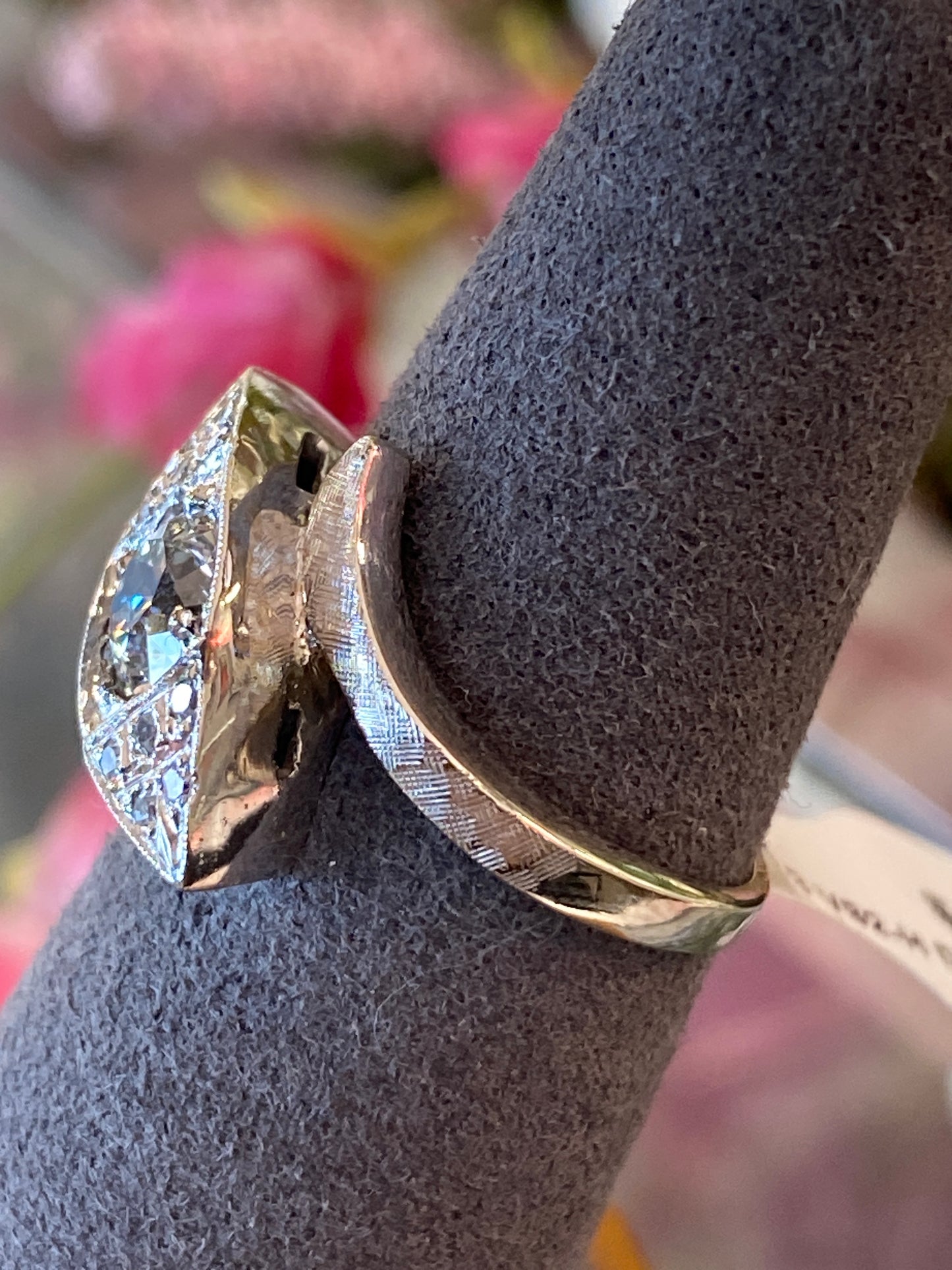 14k White Gold Diamond Ring