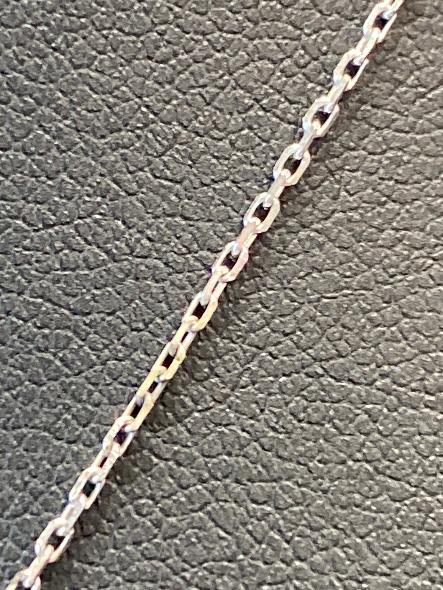 Silver Chain With Cubic Zirconias