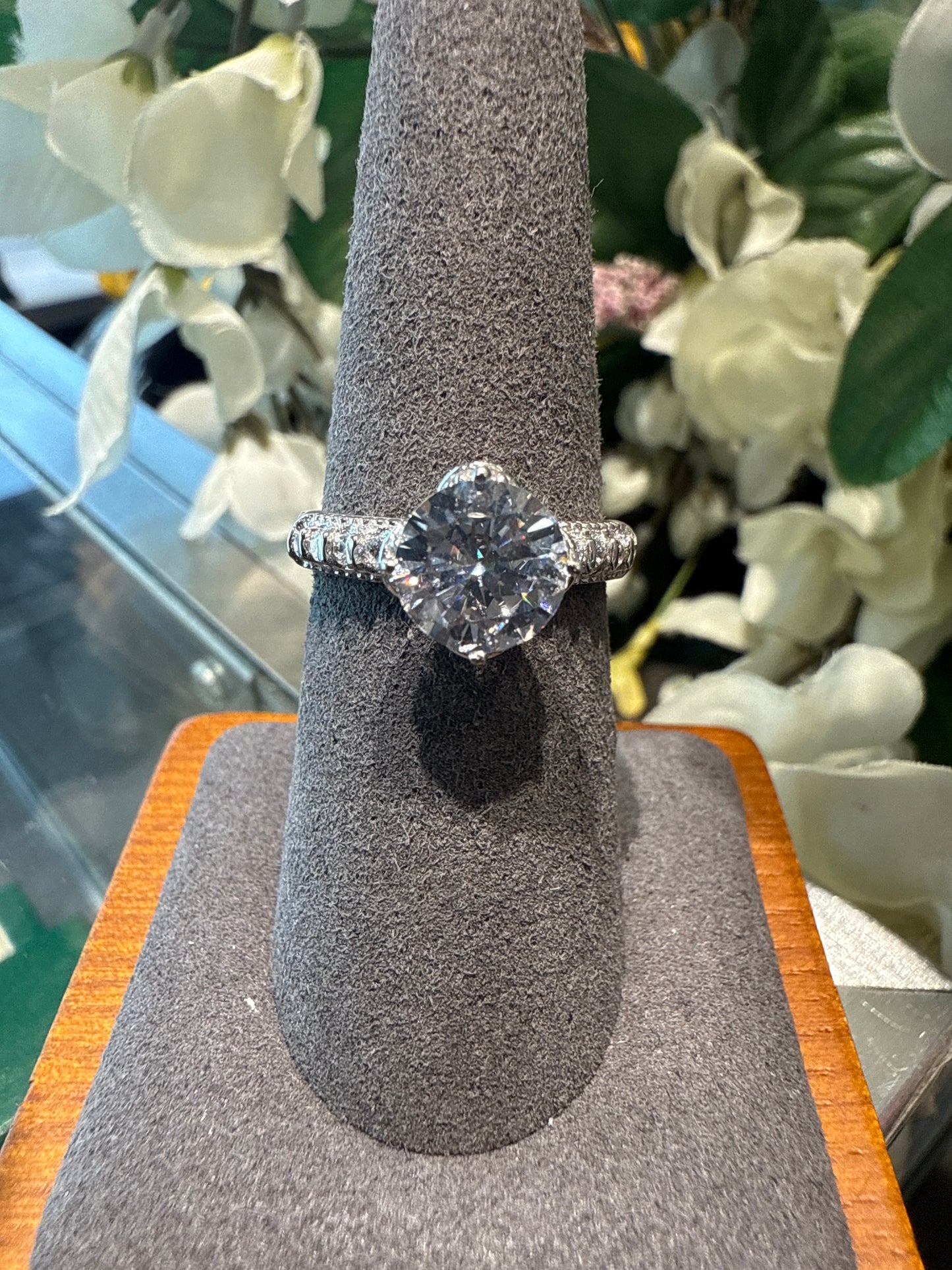 Silver wedding set