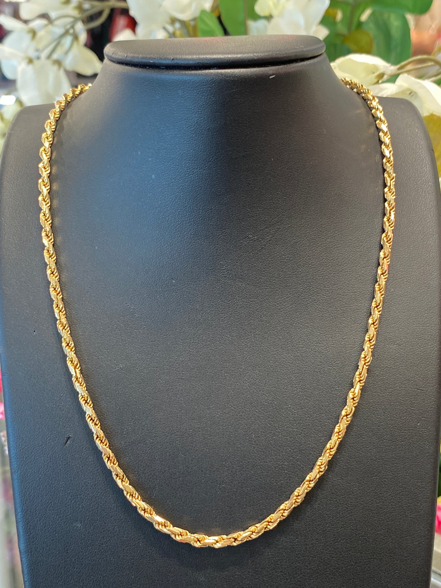14k Yellow Gold Rope Chain