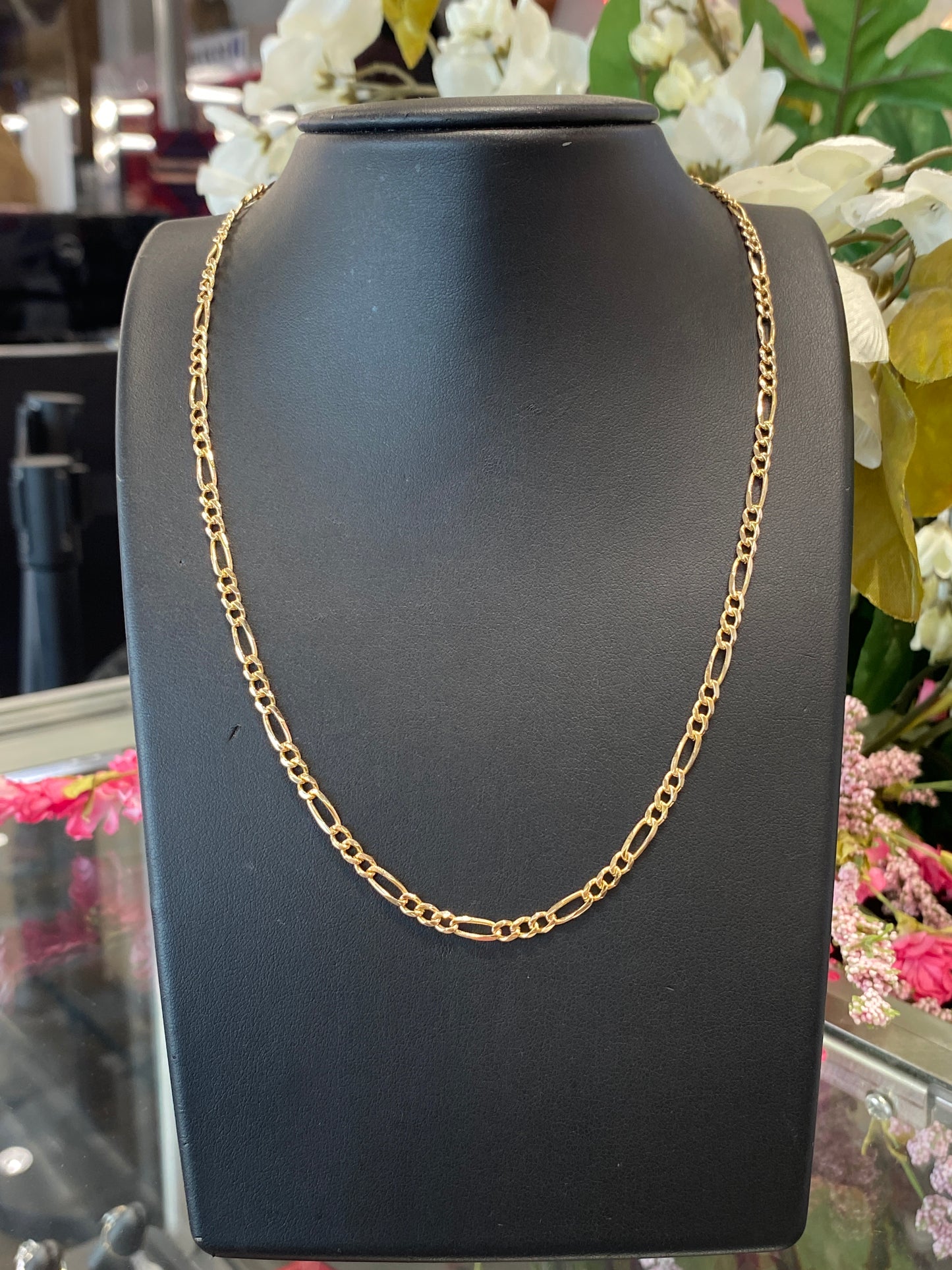 14k Yellow Gold Fígaro Chain