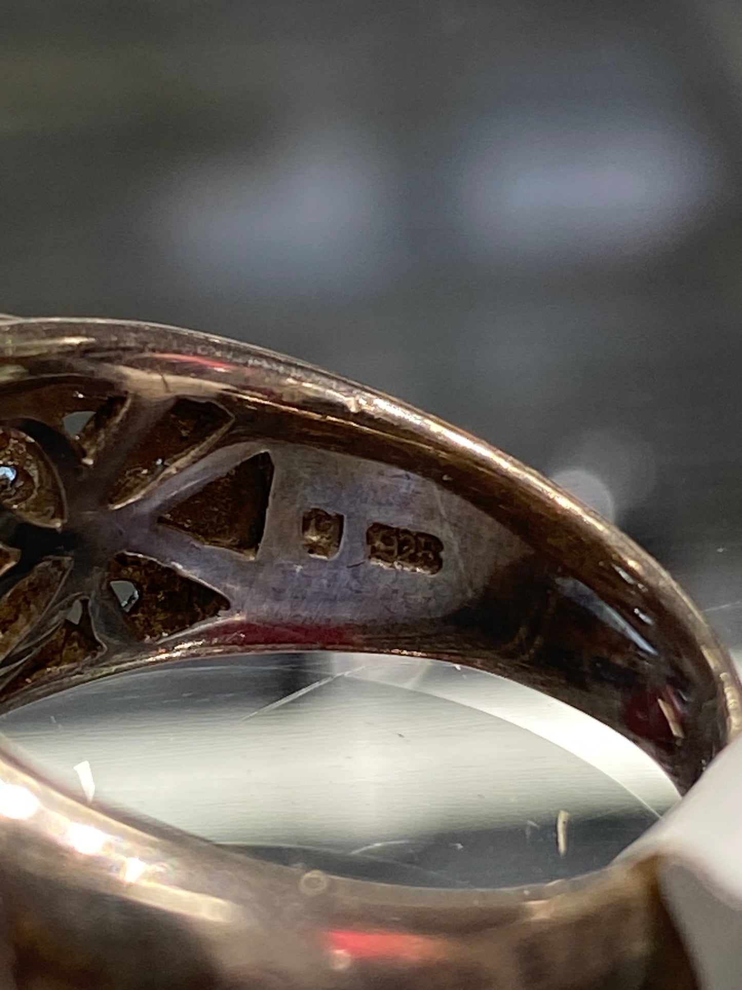 Silver Ring With Design