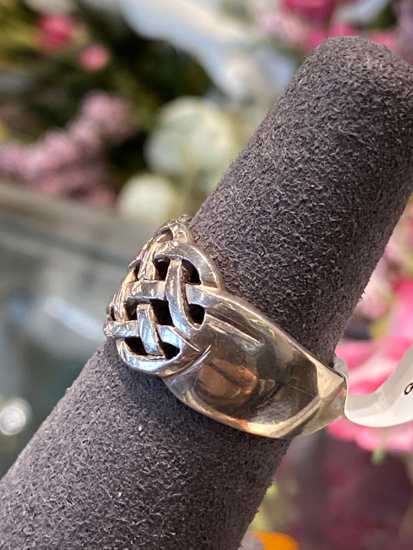 Silver Ring With Design