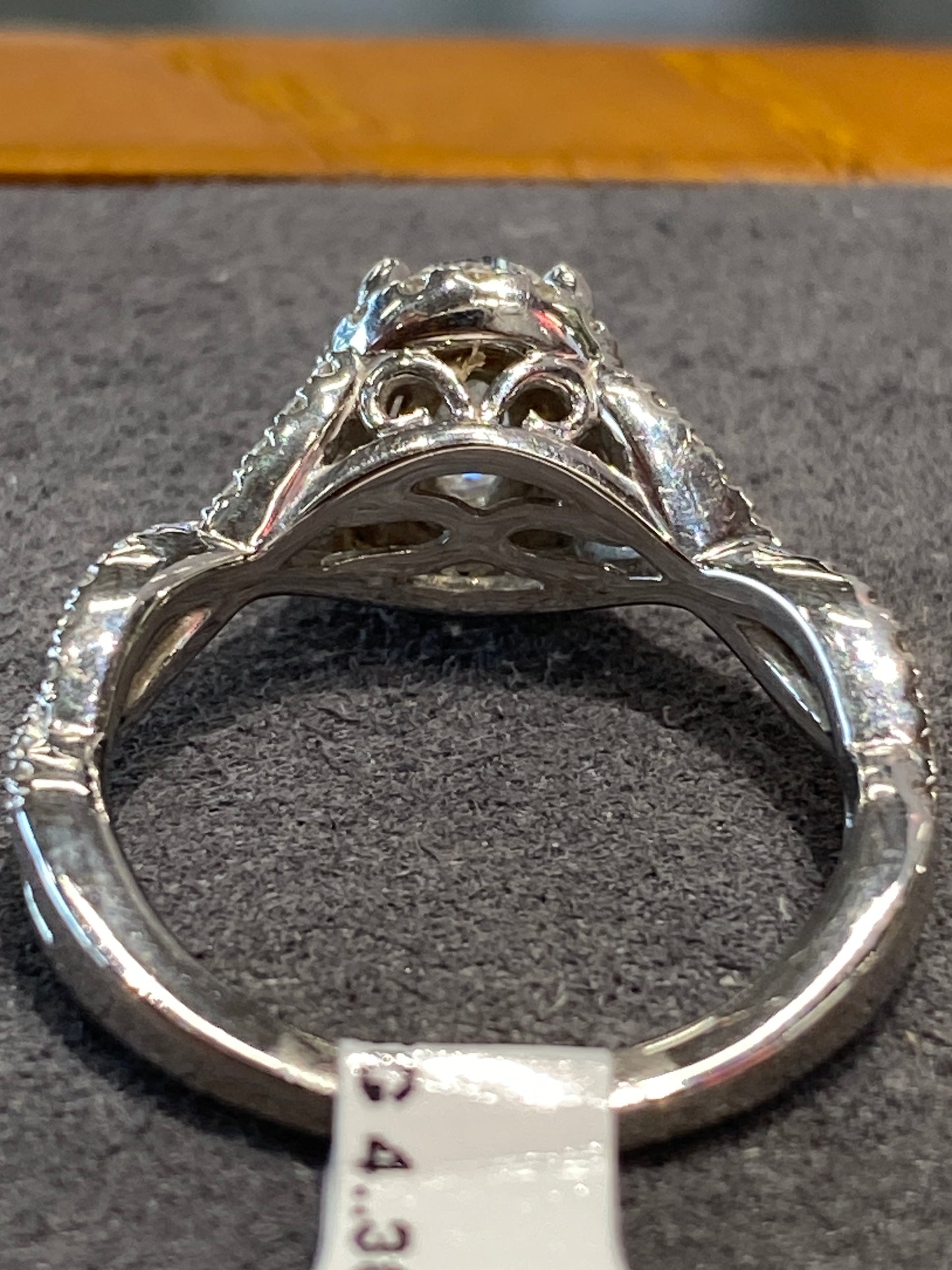 14k White Gold Diamond Engagement Ring