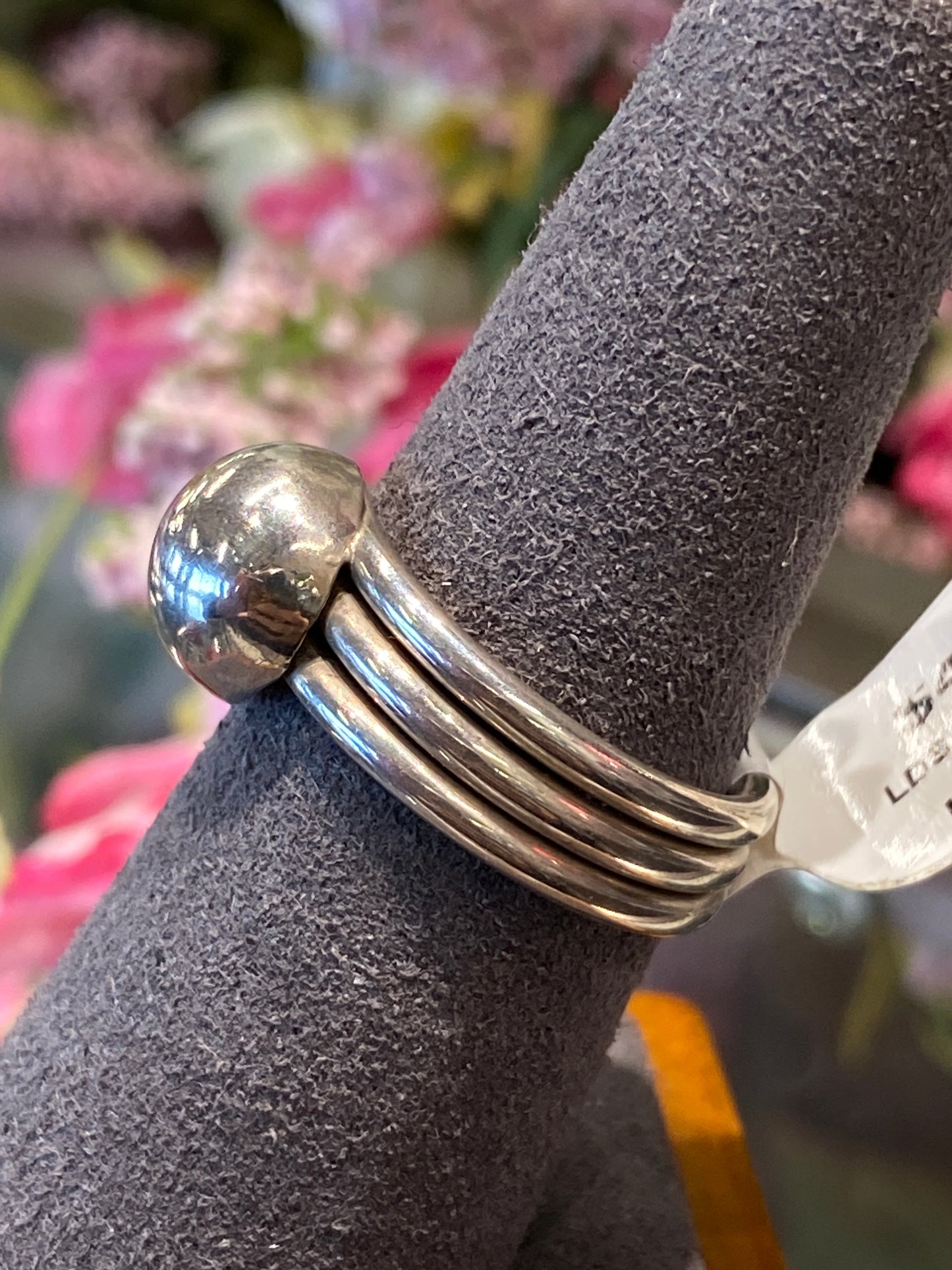 Silver Ring With Design