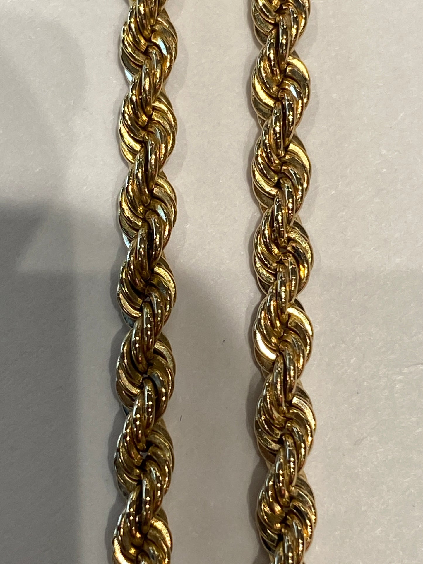 14k Yellow Gold Rope Chain