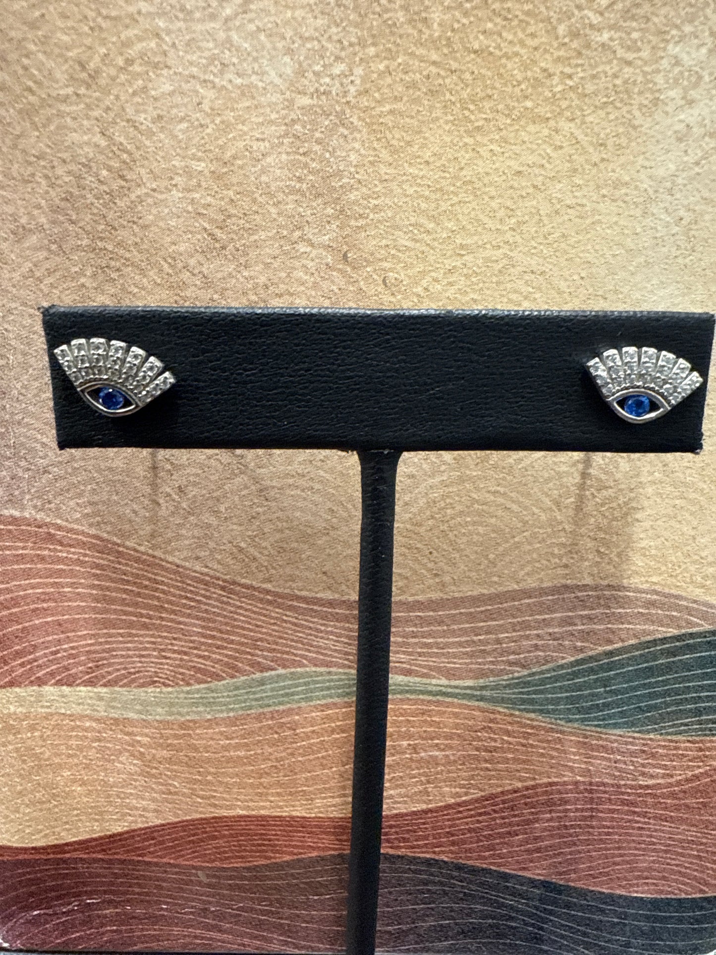 Silver earrings
