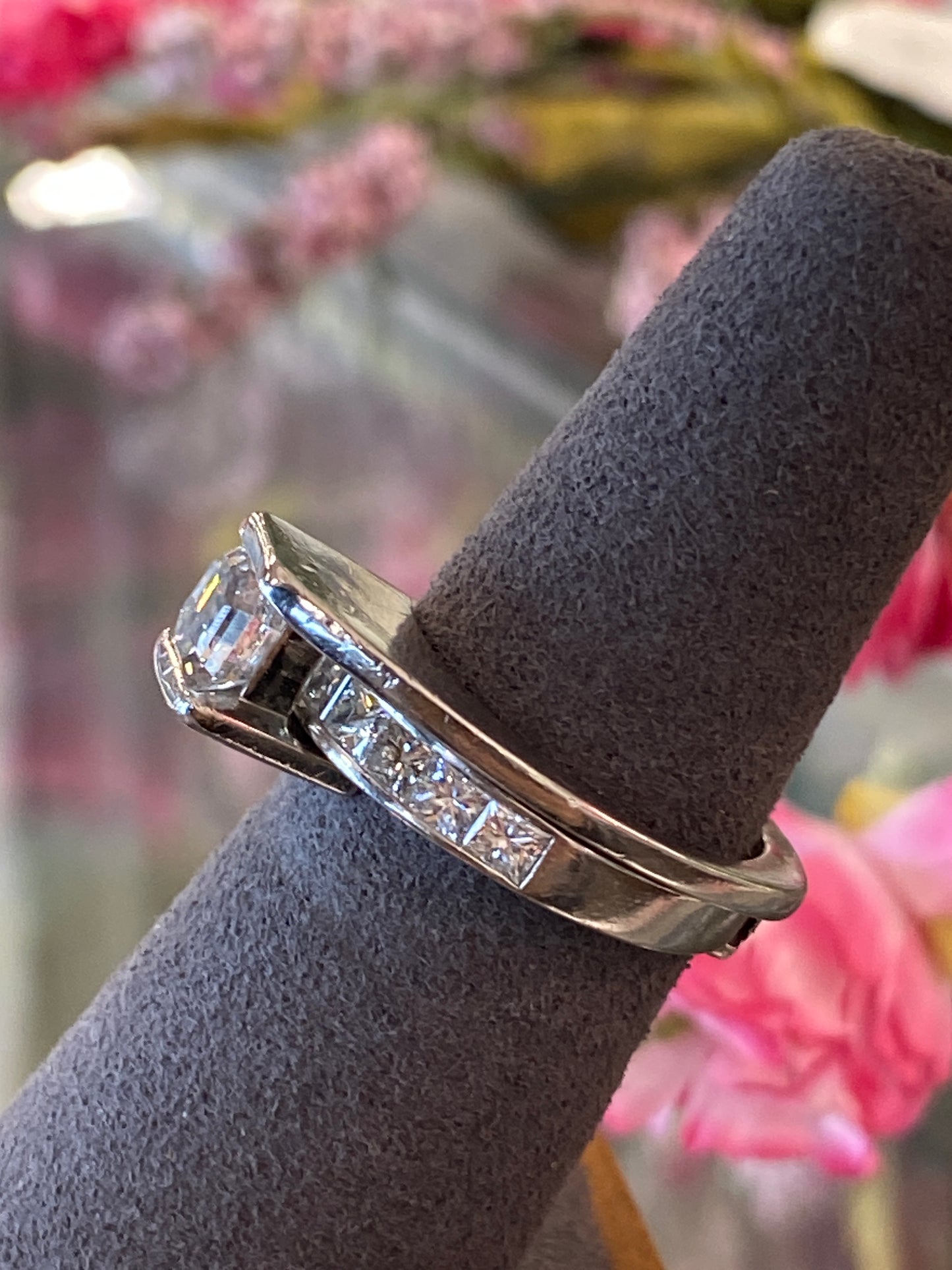Platinum Diamond Wedding Set