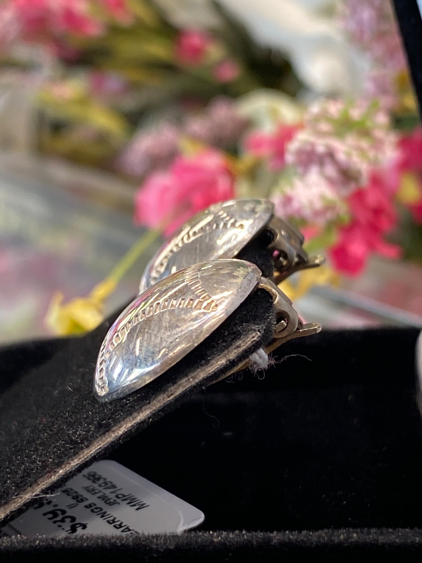 Silver Clip On Earrings