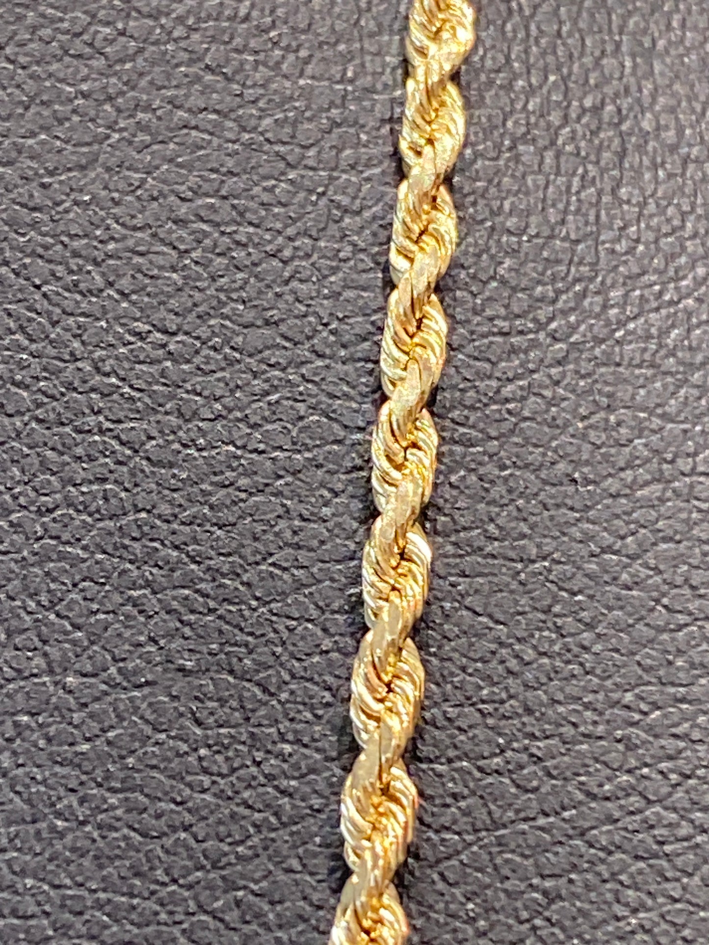 14k Yellow Gold Rope Chain
