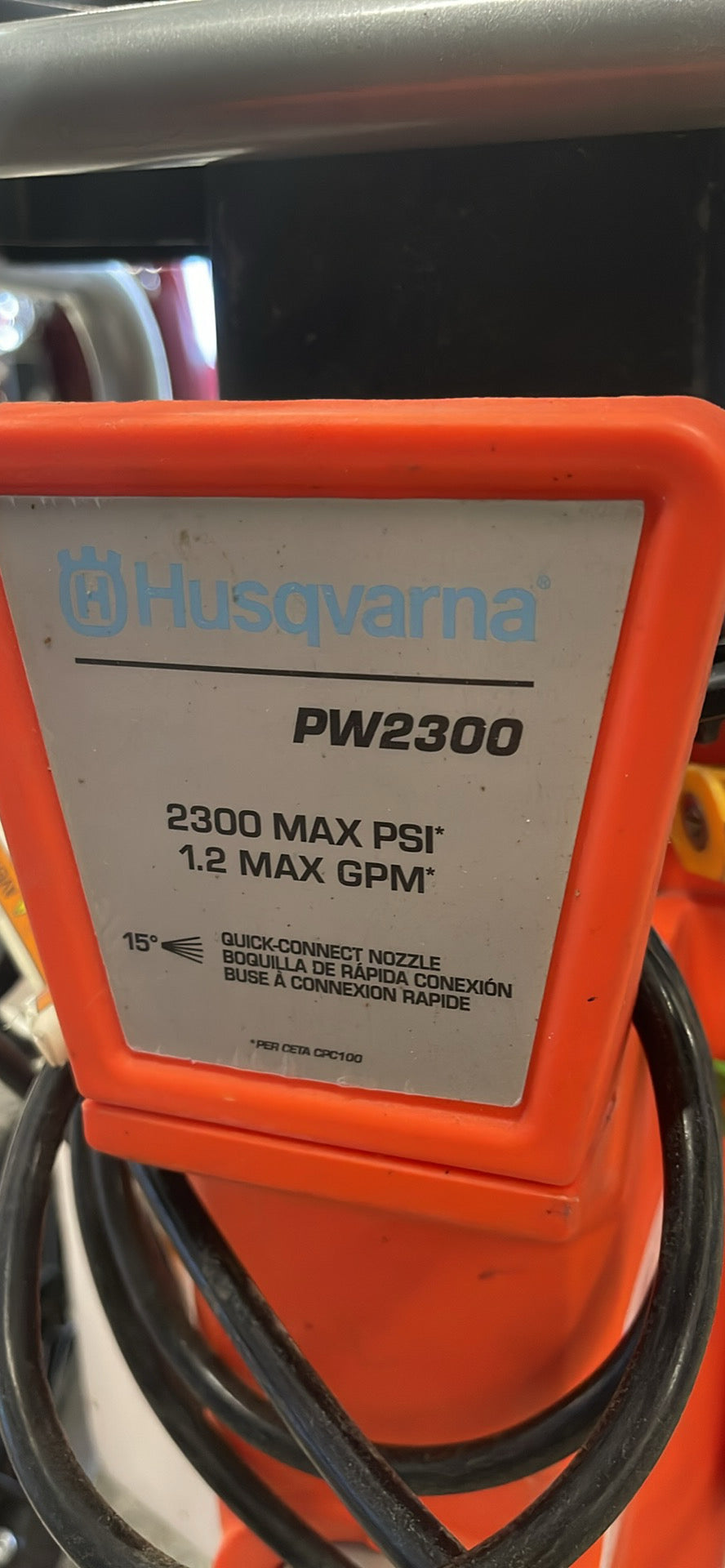 Husqvarna Pressure Washer (148930) MMP