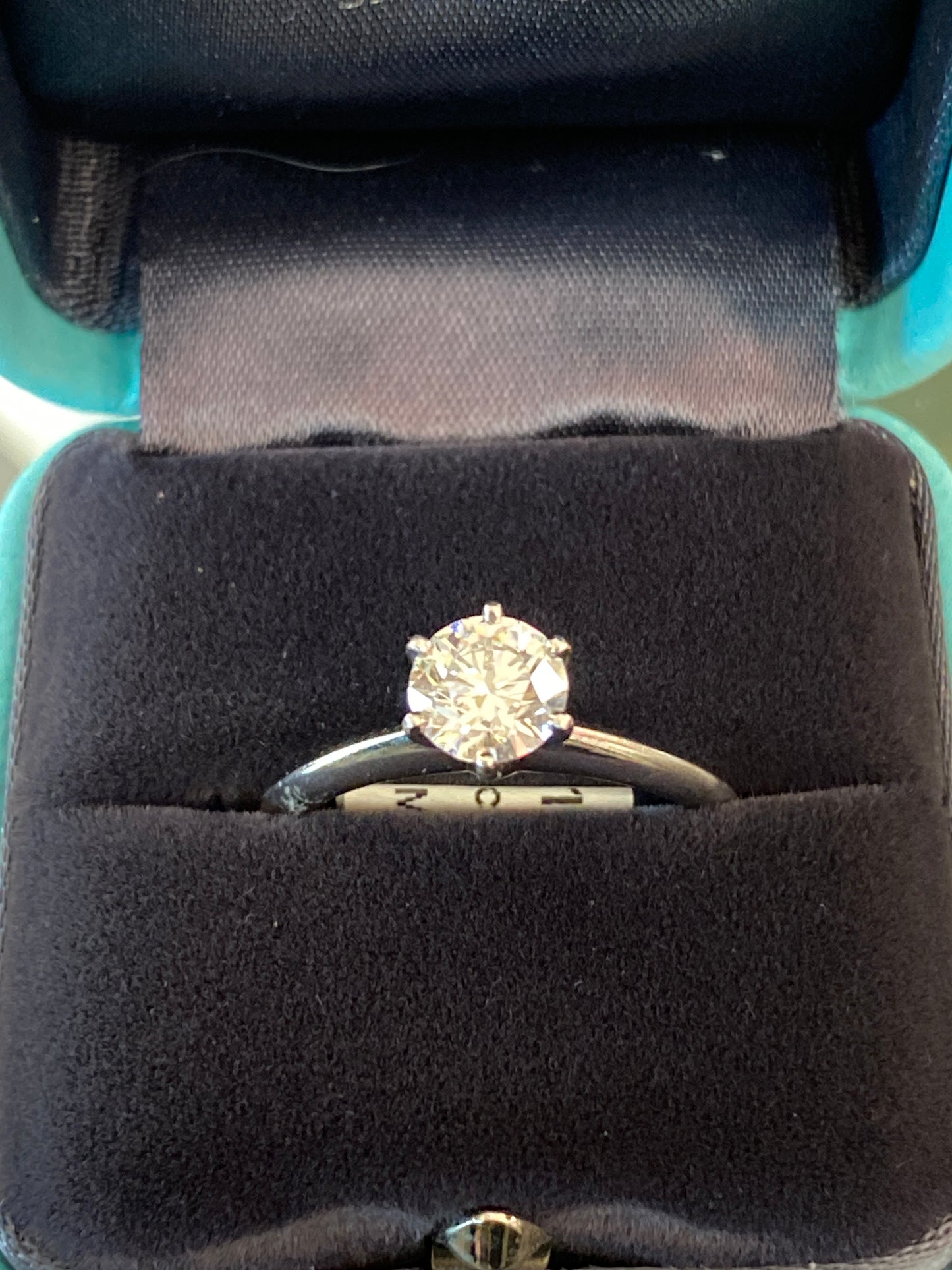 Platinum Diamond Tiffany & Co Engagement Ring