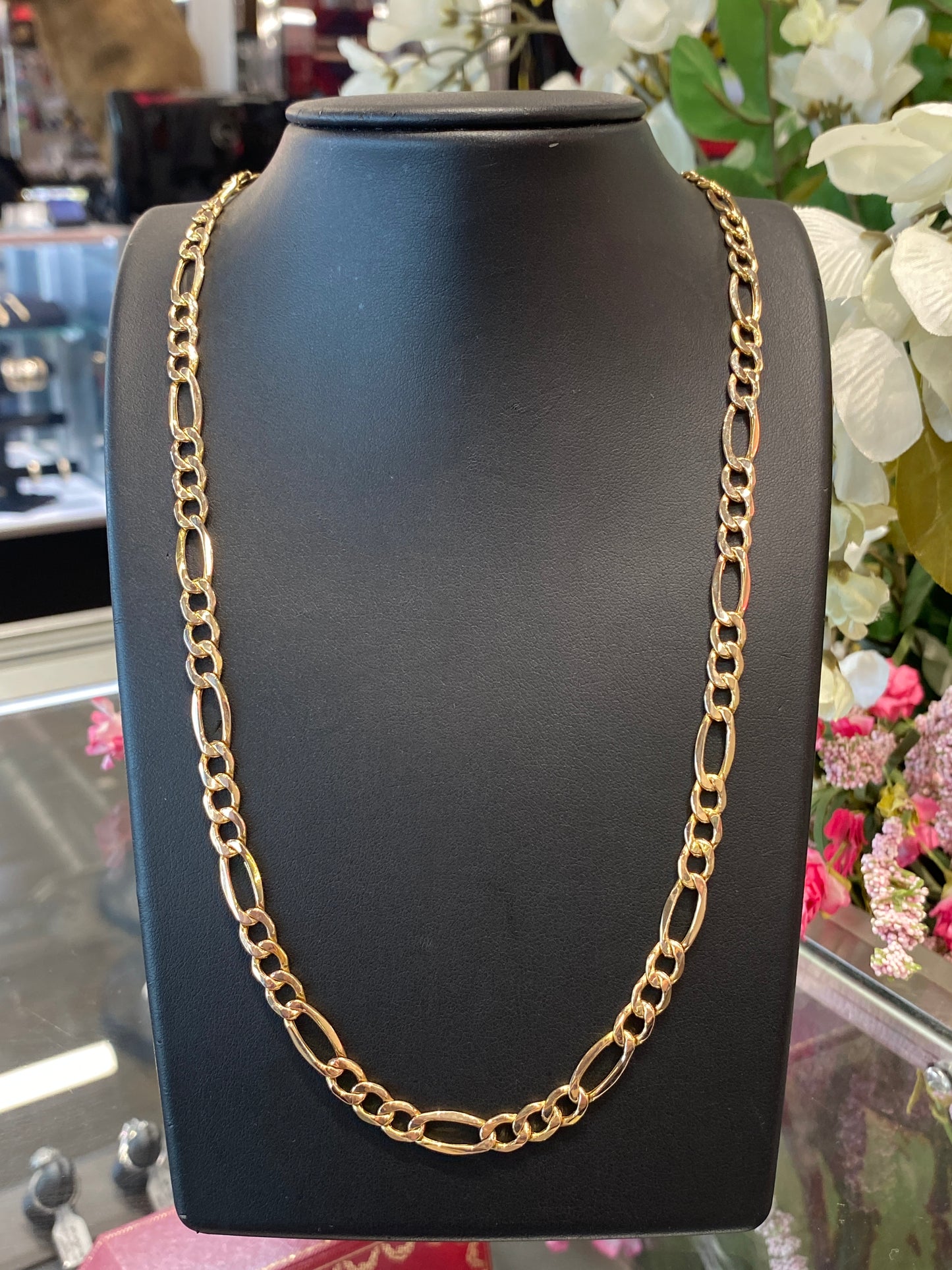 10k Yellow Gold Fígaro Chain