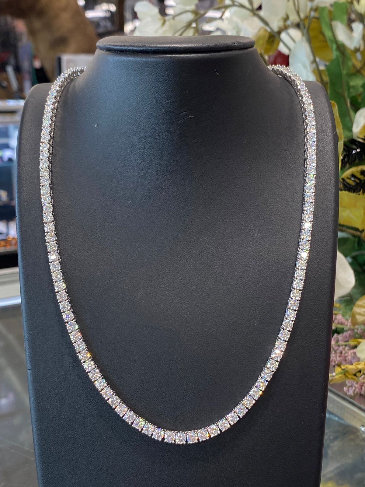 925 Silver Moissanite Necklaces