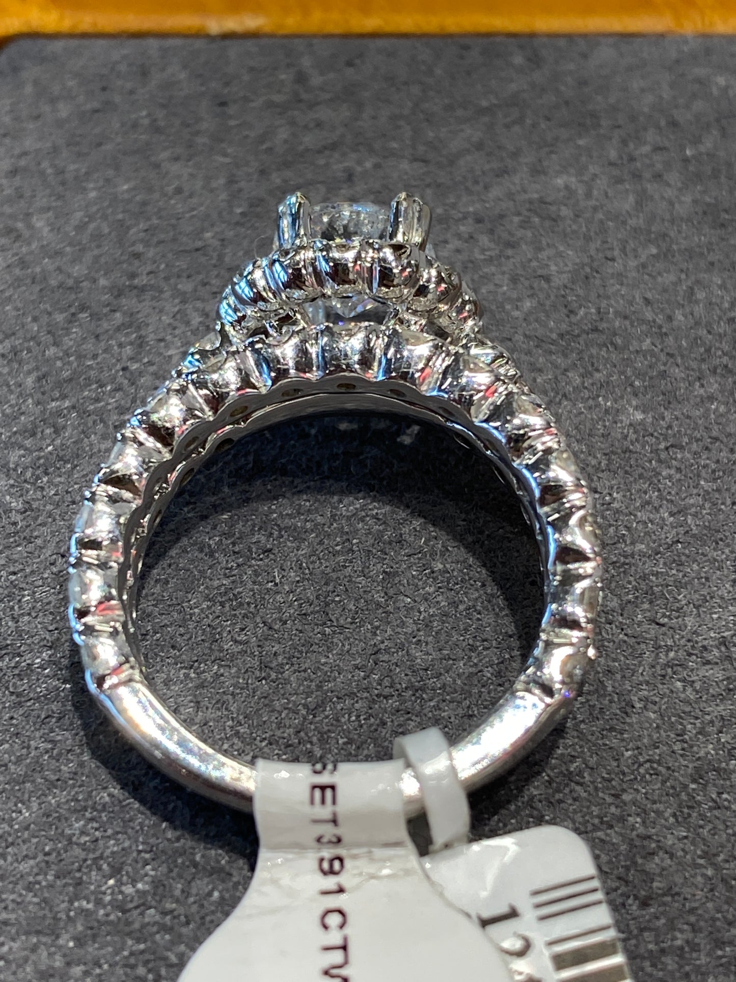 14k White Gold Diamond Wedding Set