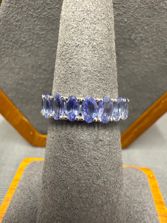 White gold eternity band
