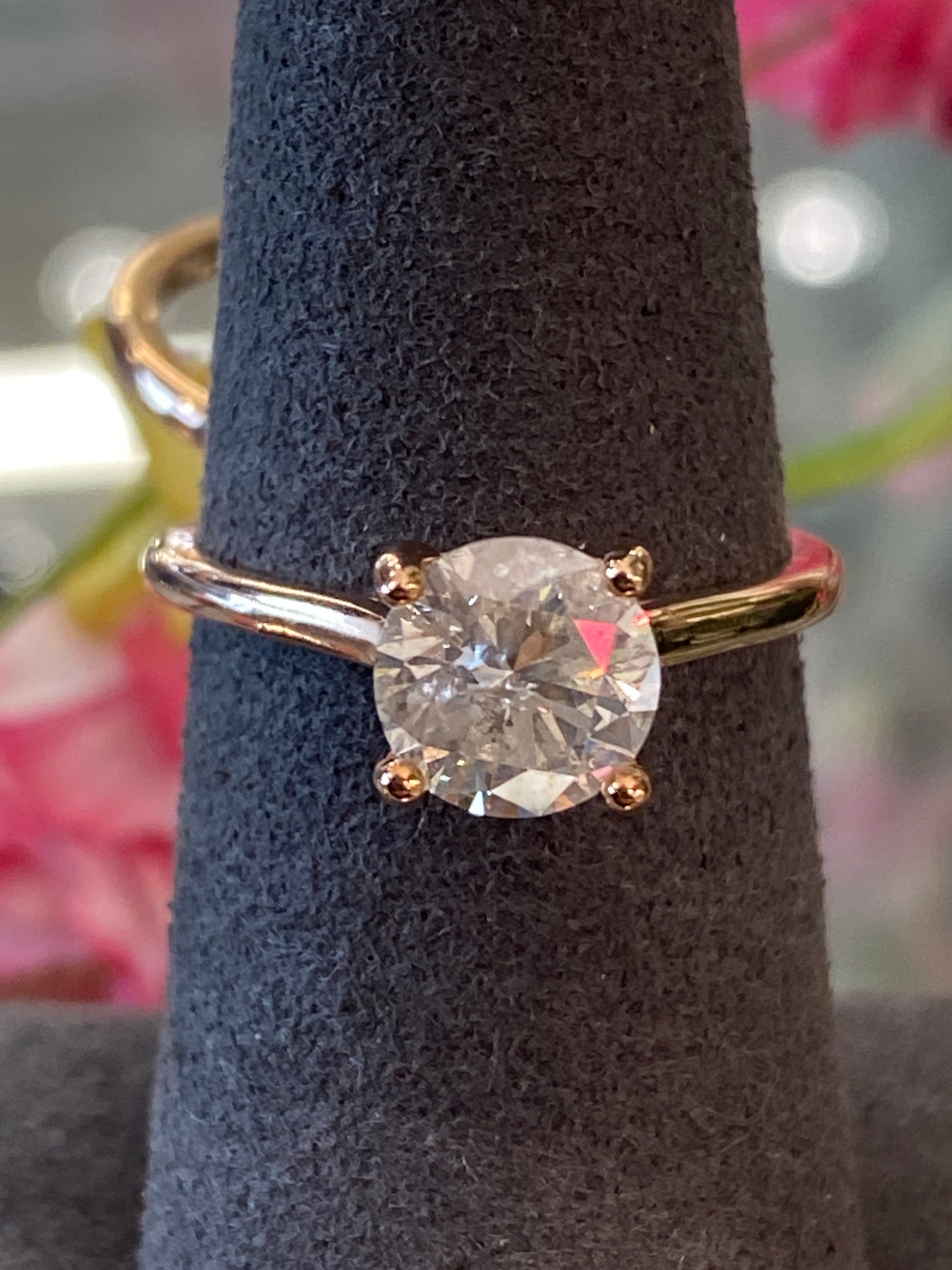 14k Rose Gold Diamond Wedding Set