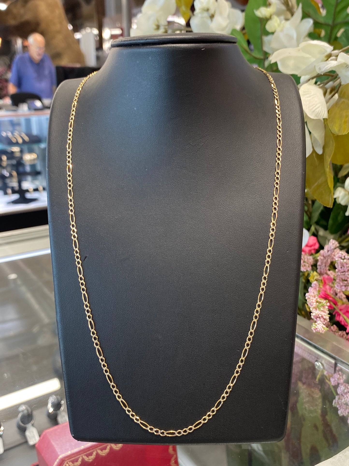 14k Yellow Gold Fígaro Chain