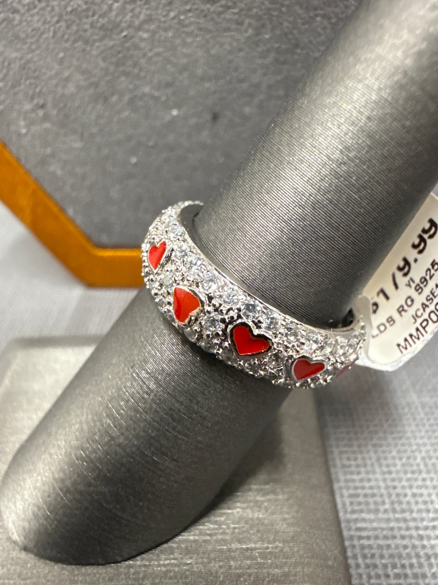 Silver eternity ring