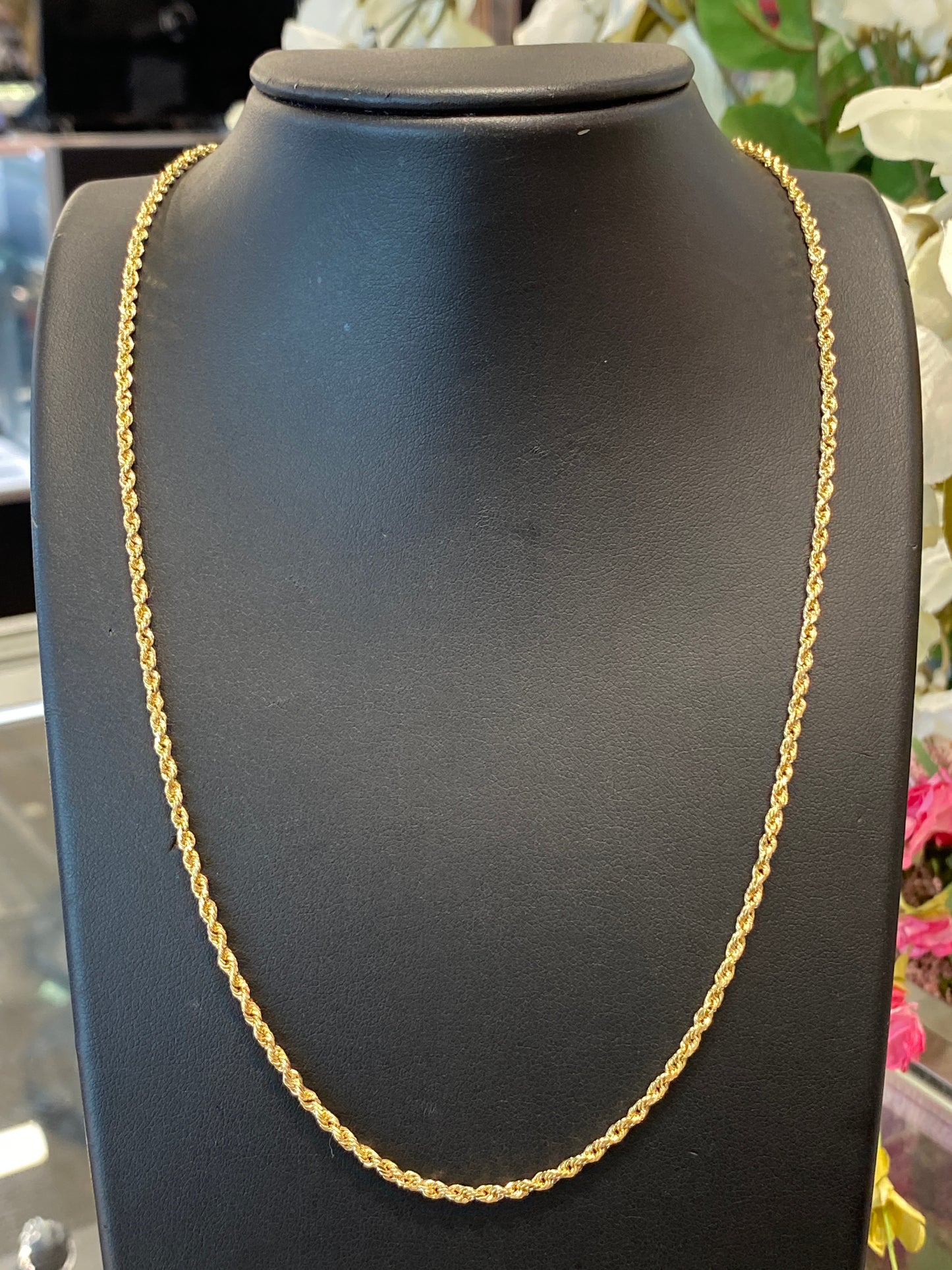 14k Yellow Gold Rope Chain