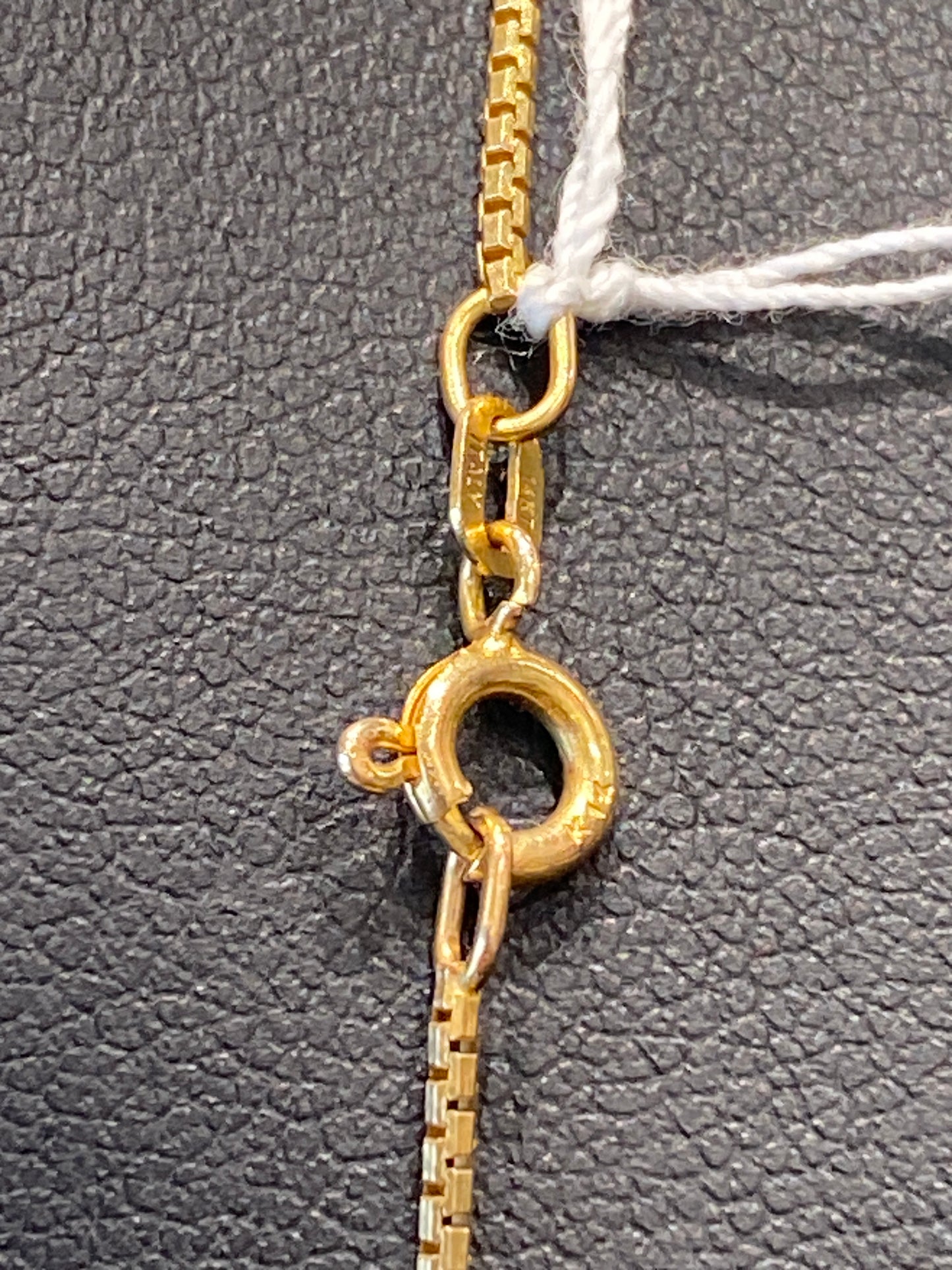 14k Yellow Gold Box Link Chain