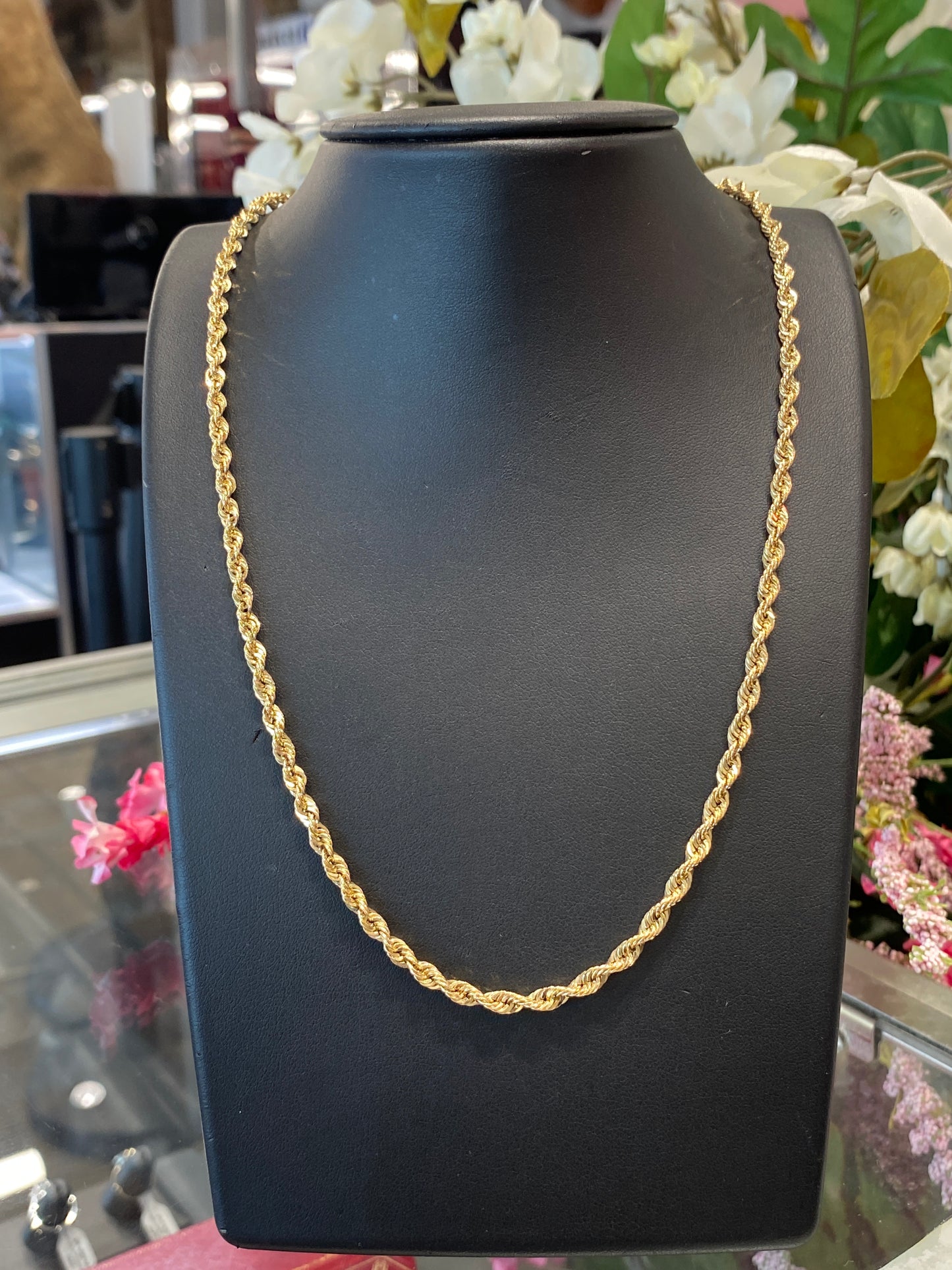 14k Yellow Gold Rope Chain
