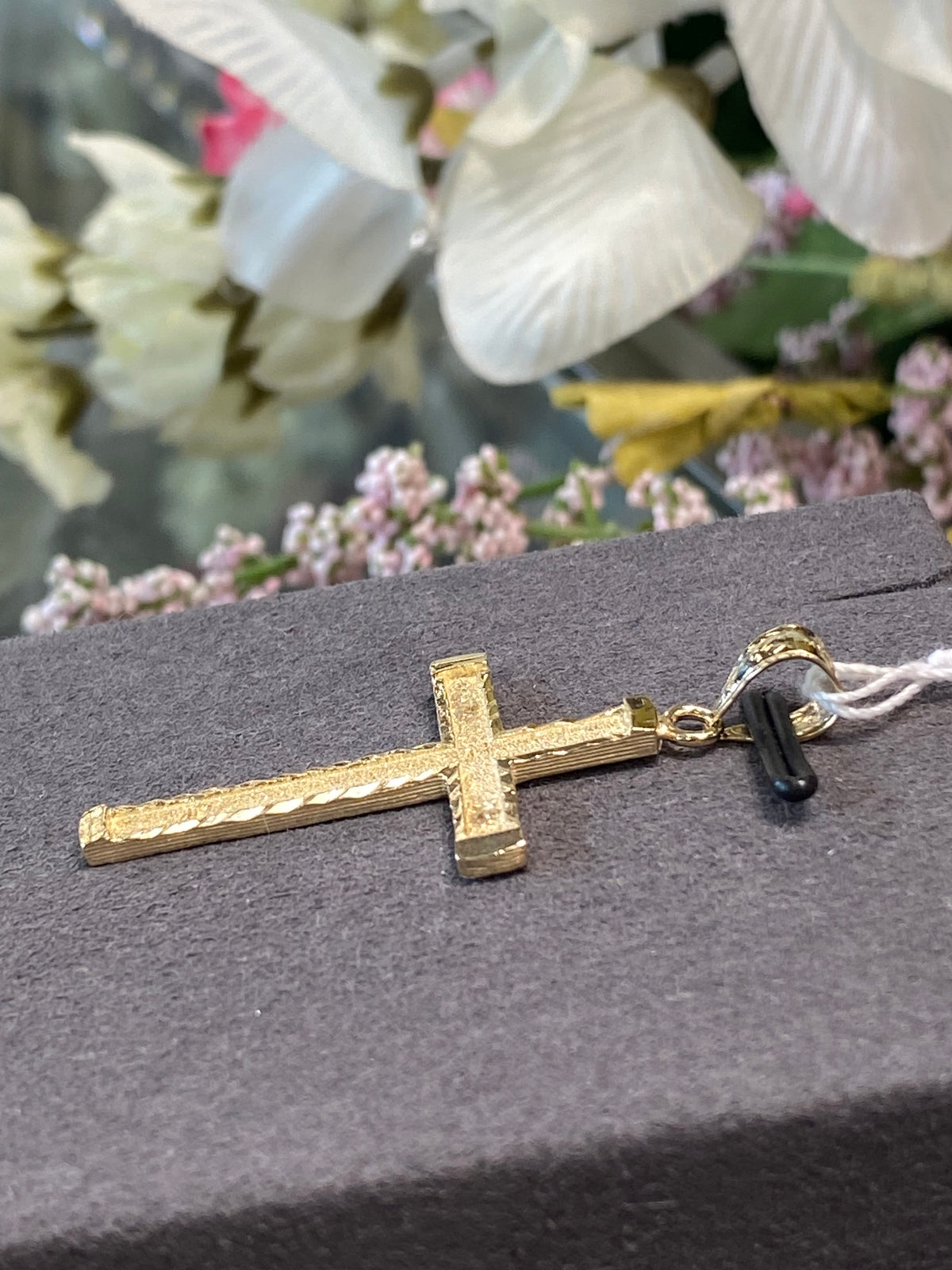 14k Yellow Gold Cross Pendant