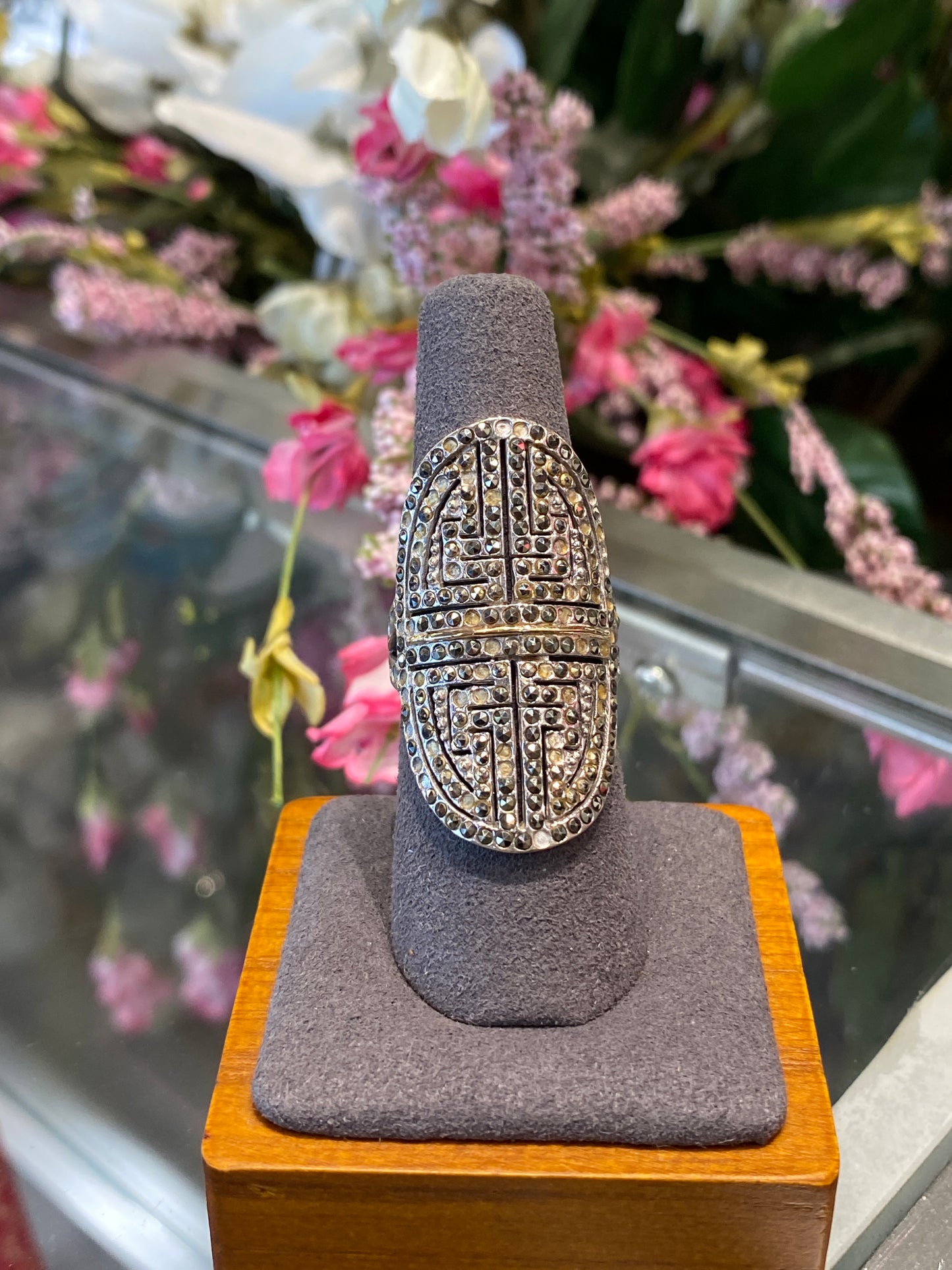Silver Ring With Stones