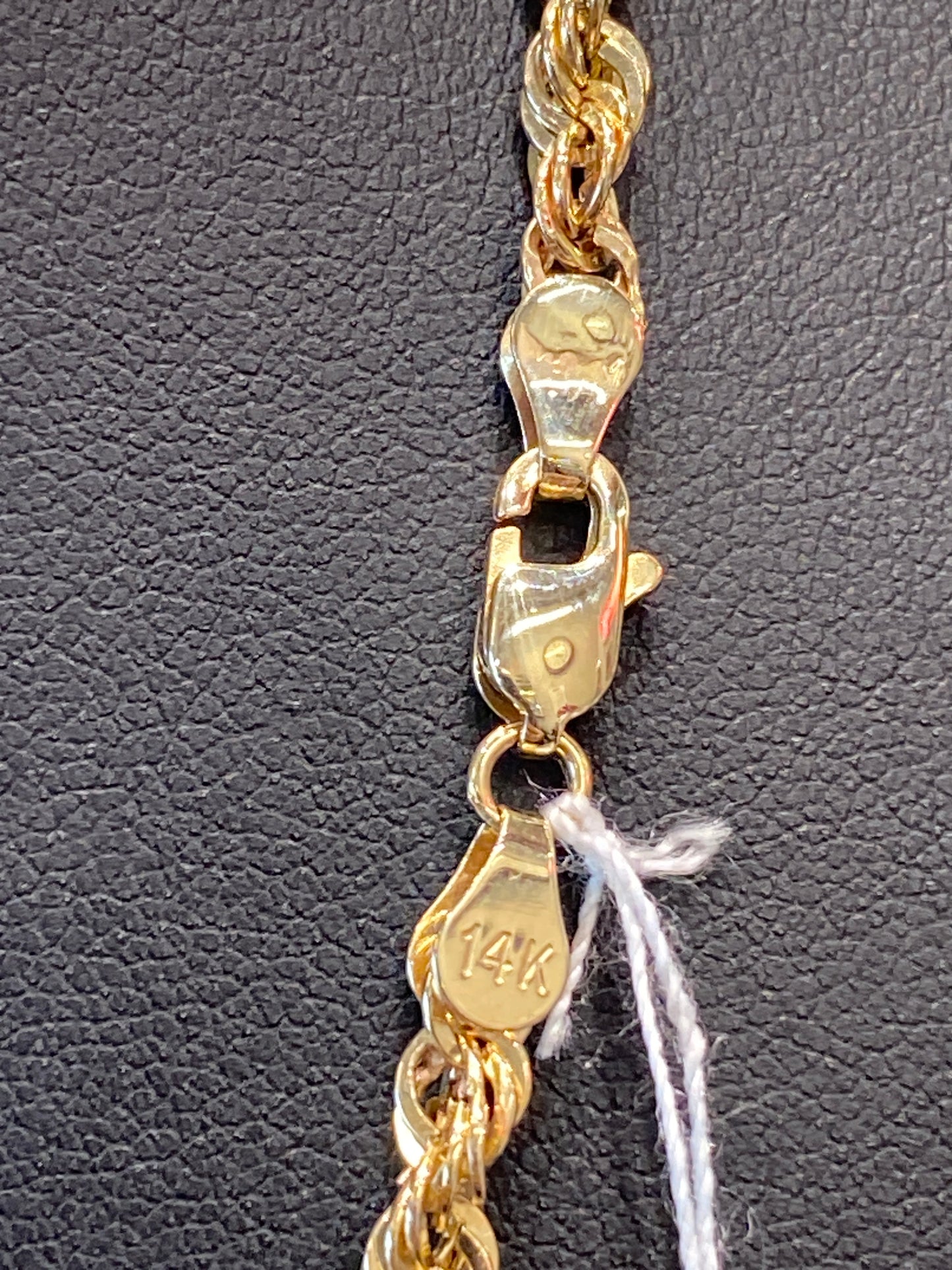 14k Yellow Gold Rope Chain