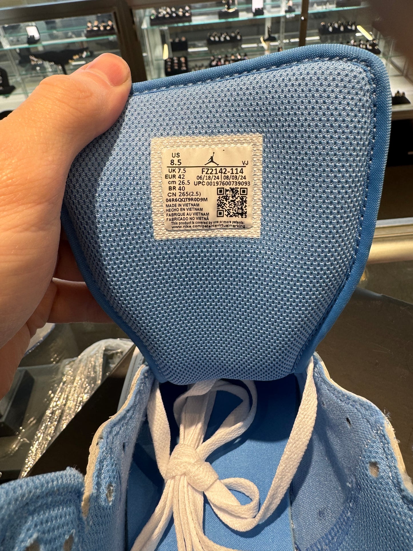 Jordan 1 Mid Legend Blue SZ:8.5