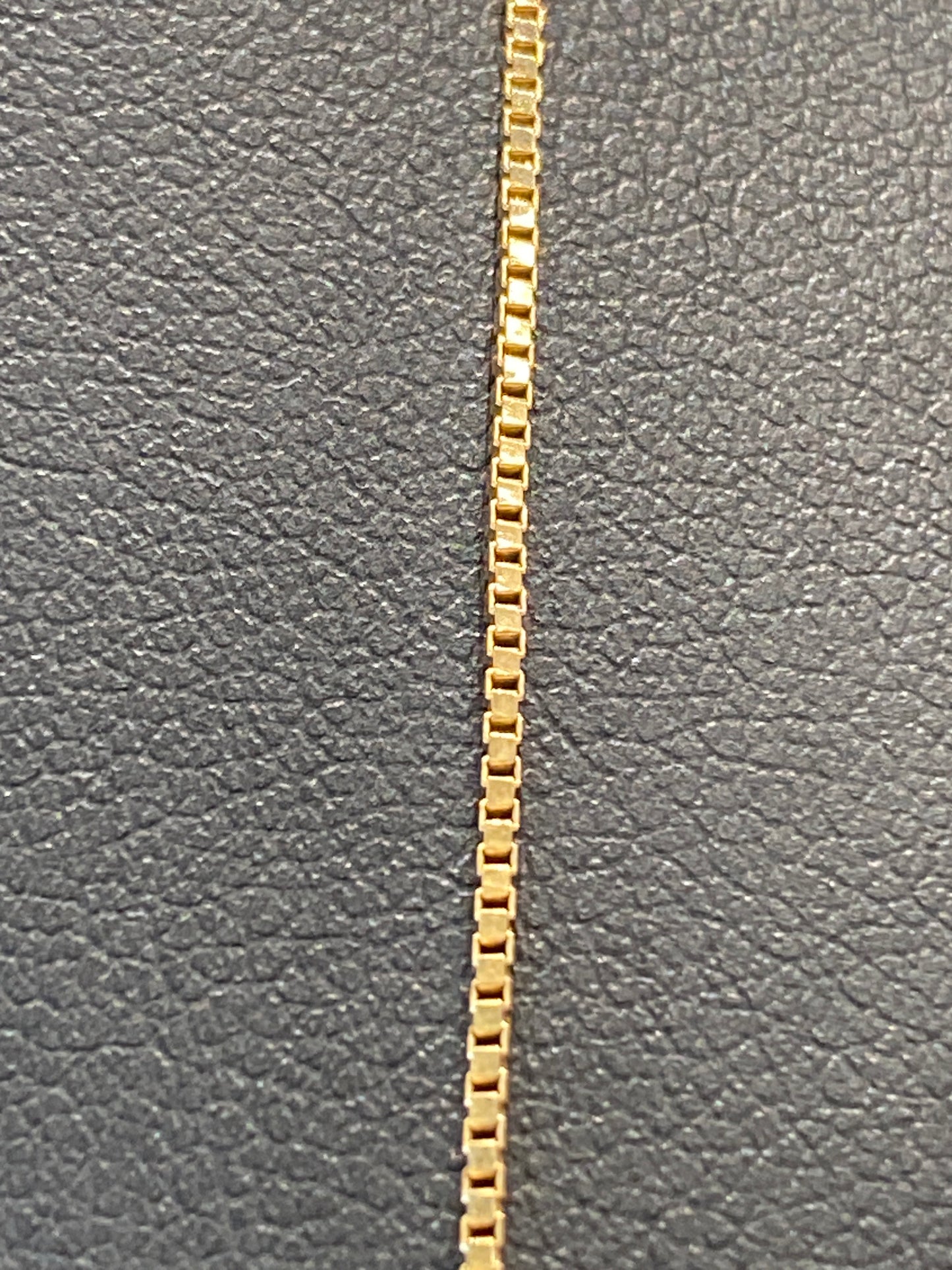 14k Yellow Gold Box Link Chain