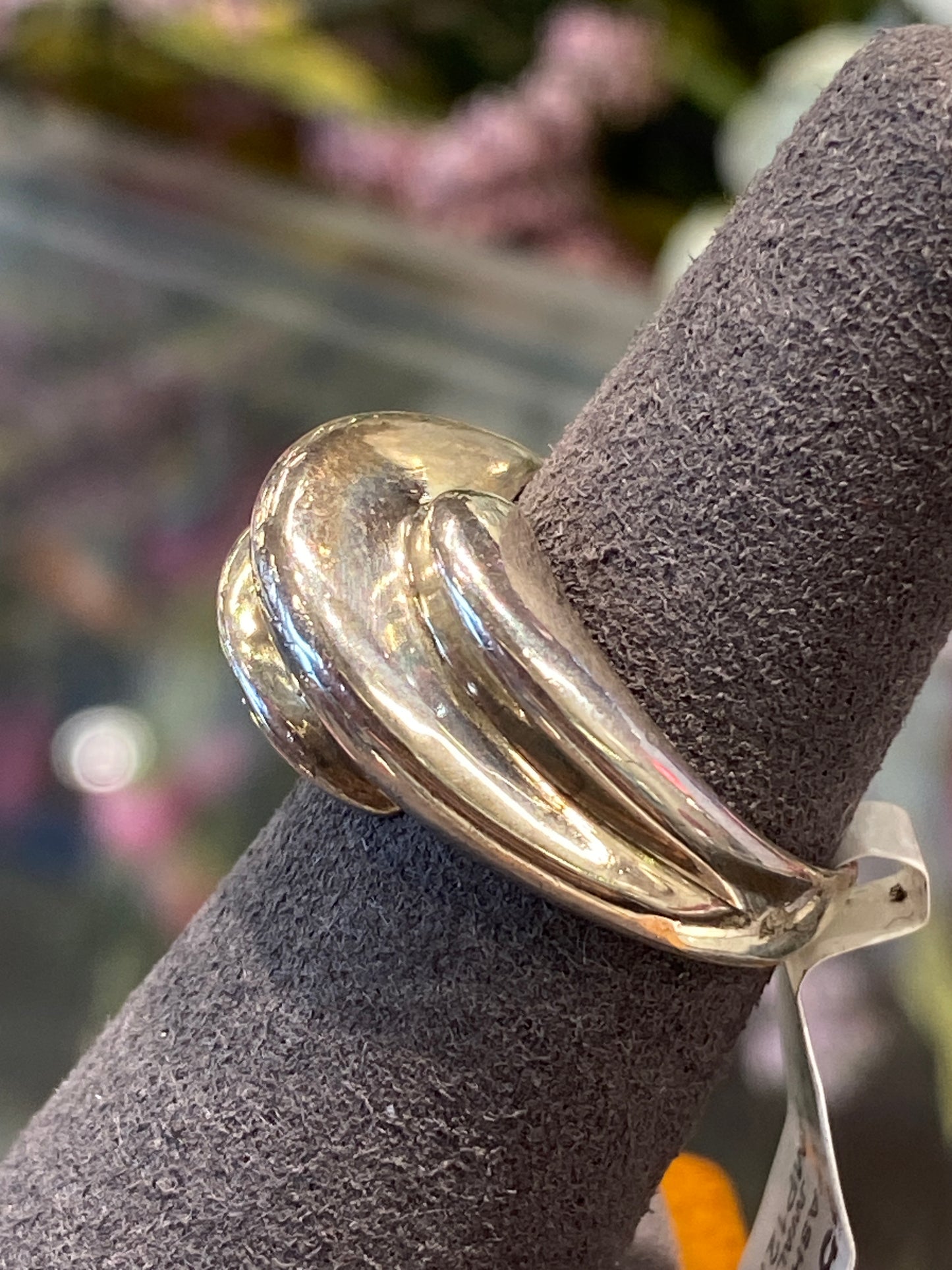 Silver Ring With Design