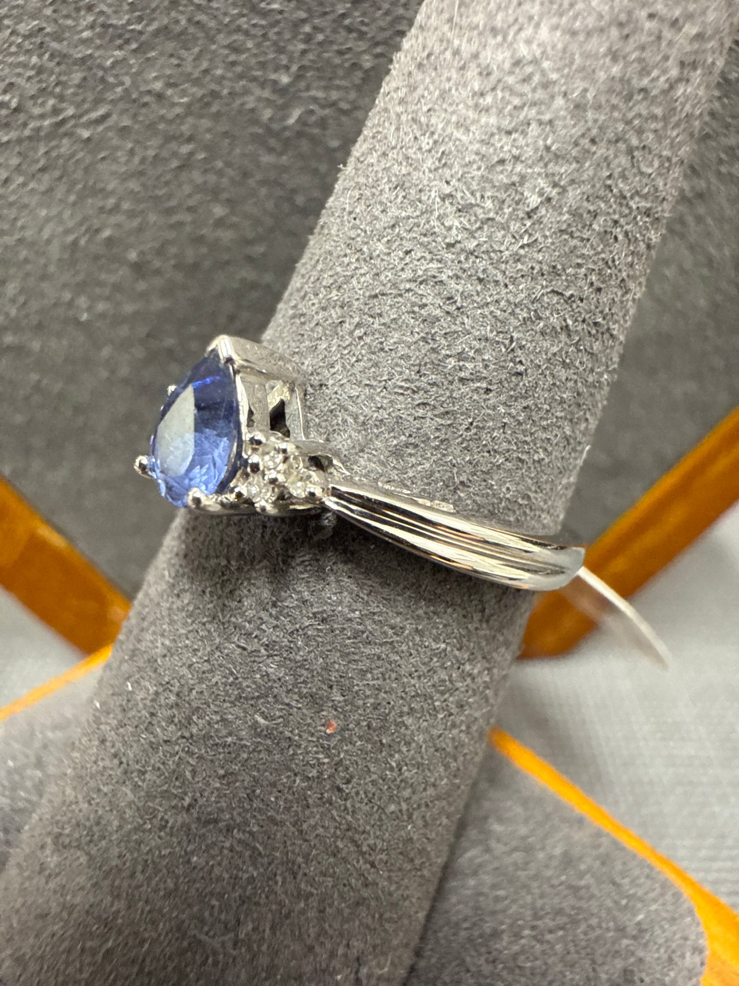 White gold ring