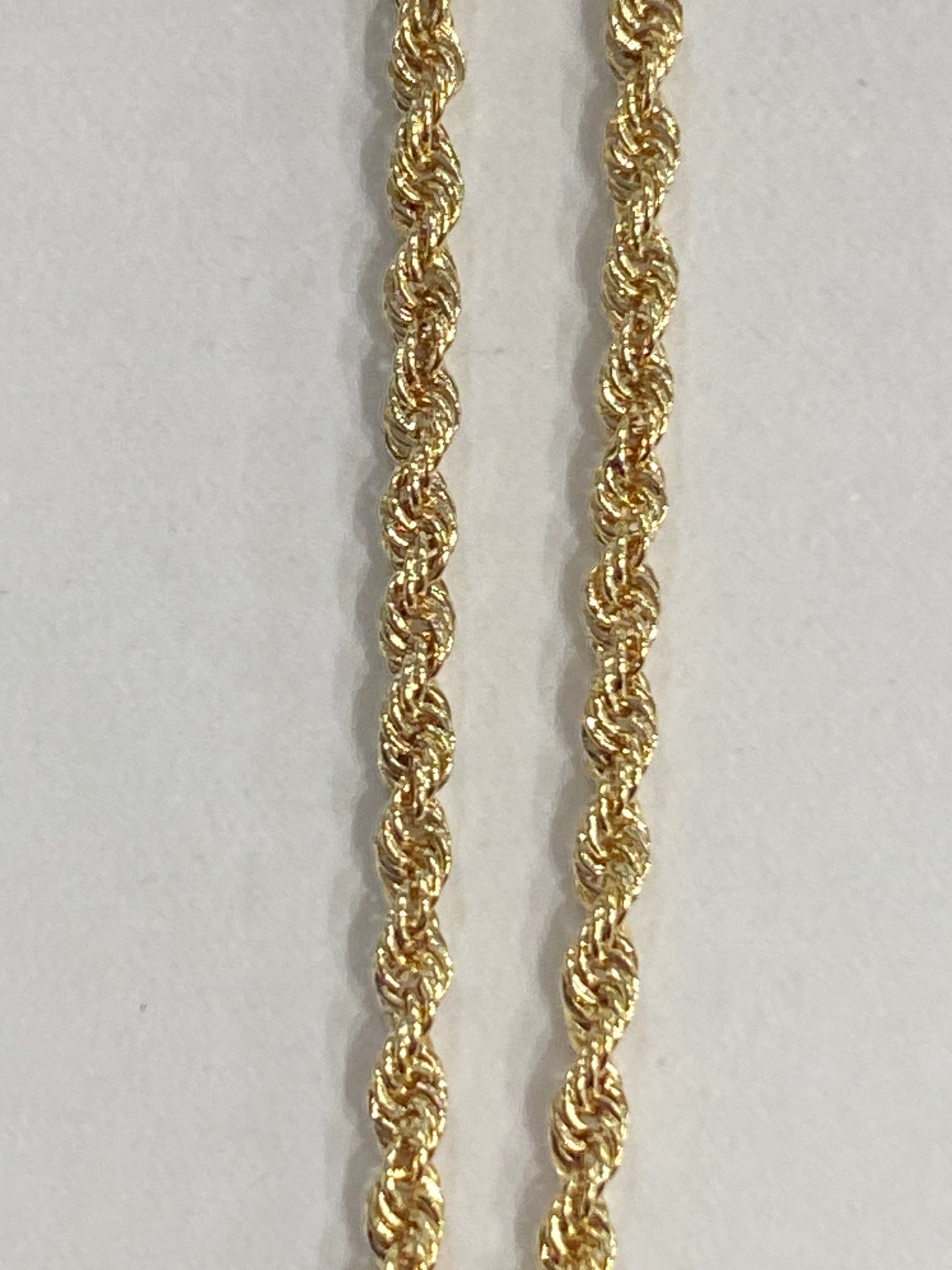 14k Yellow Gold Rope Chain