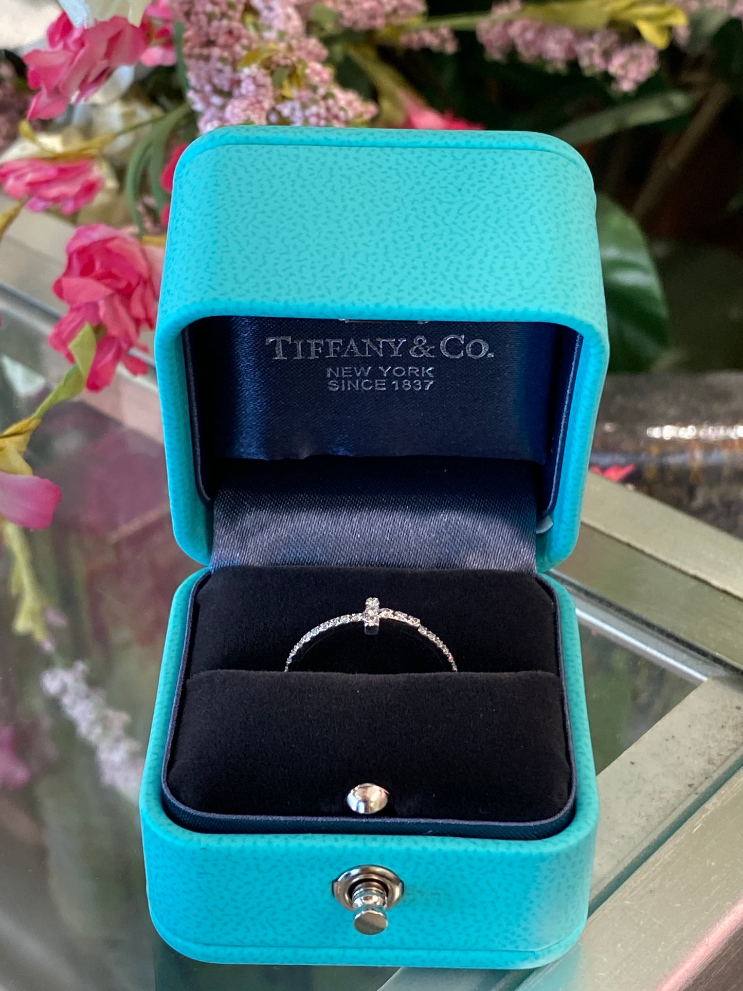 18k White Gold Diamond Tiffany & Co Ring