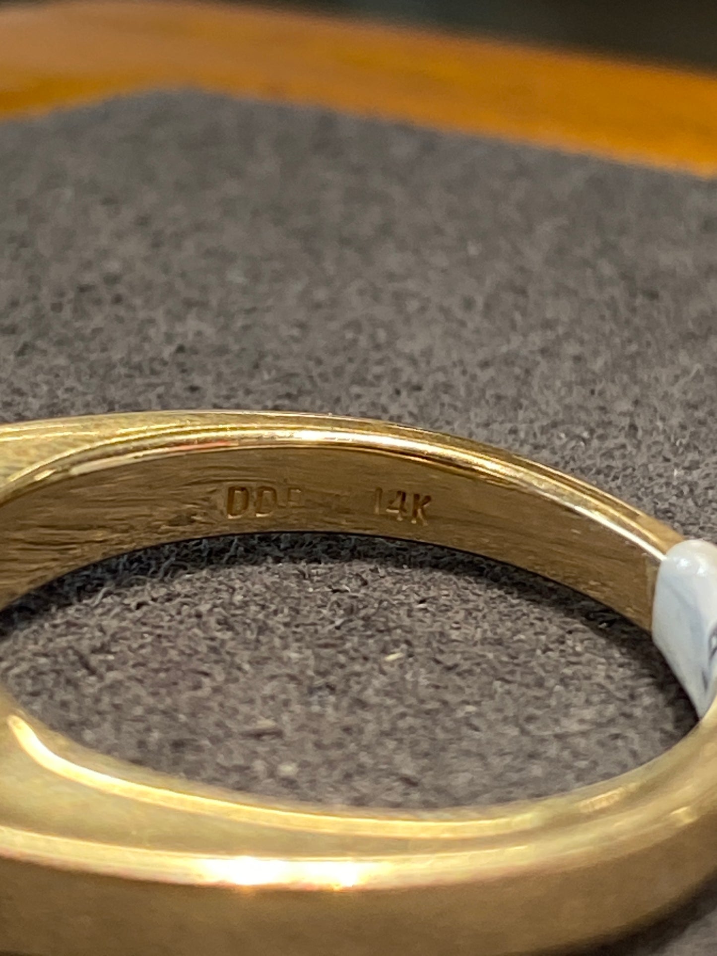 14k Yellow Gold Engagement Ring