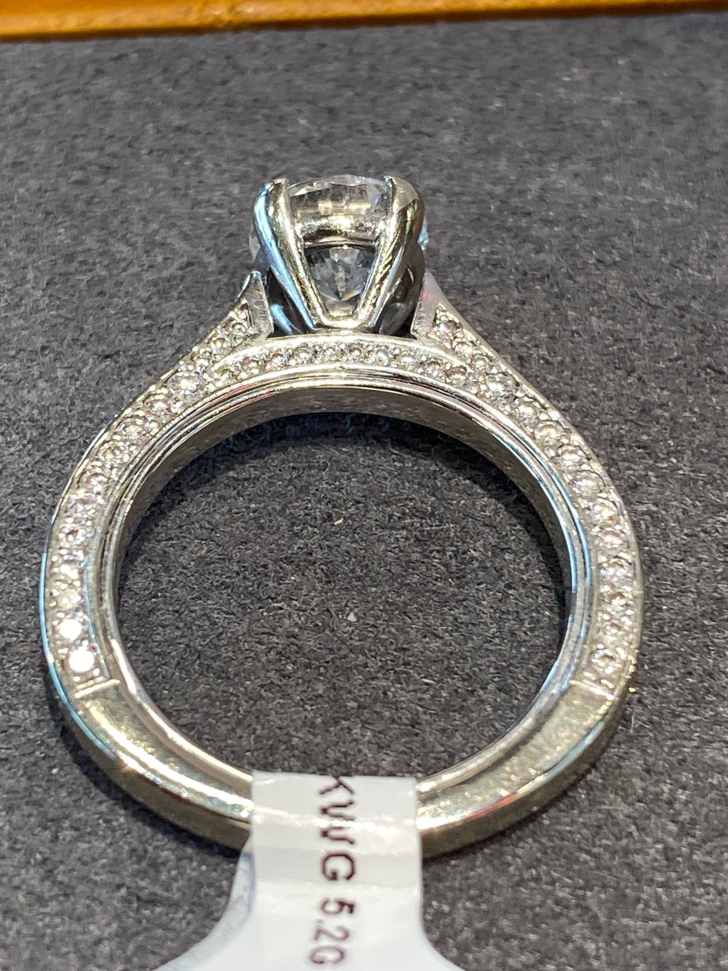 14k White Gold Diamond Engagement Ring