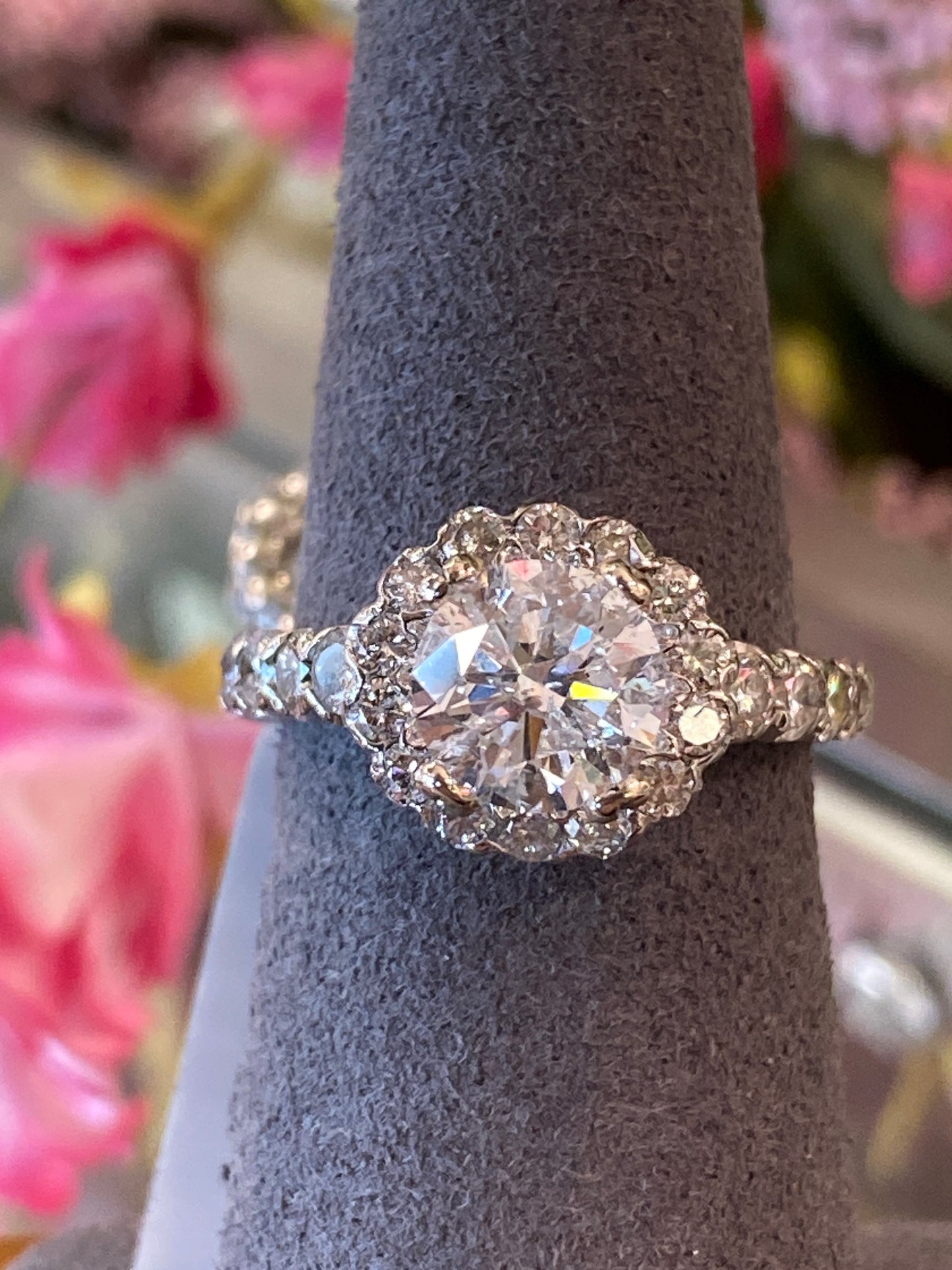 14k White Gold Diamond Wedding Set