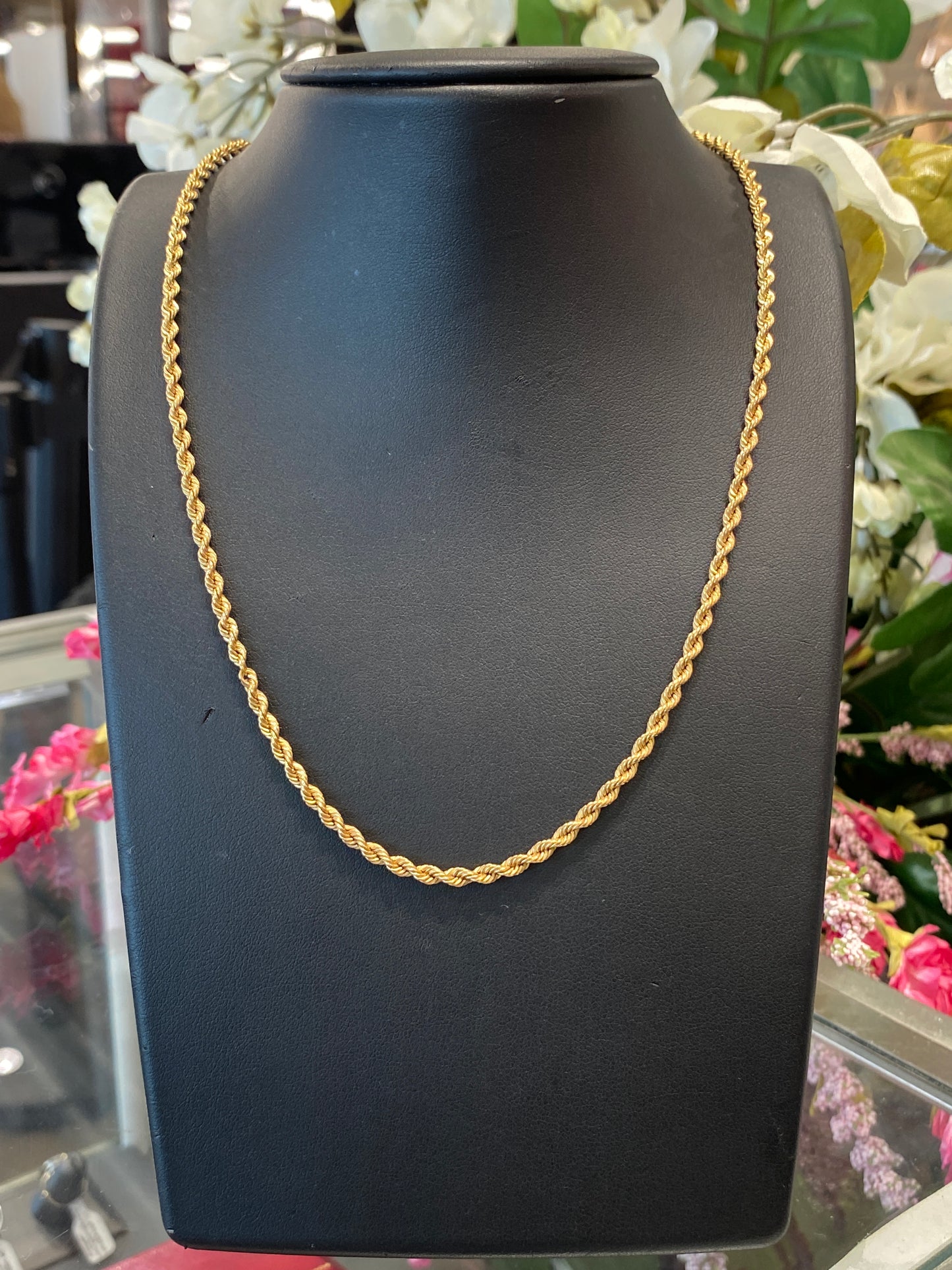 14k Yellow Gold Rope Chain