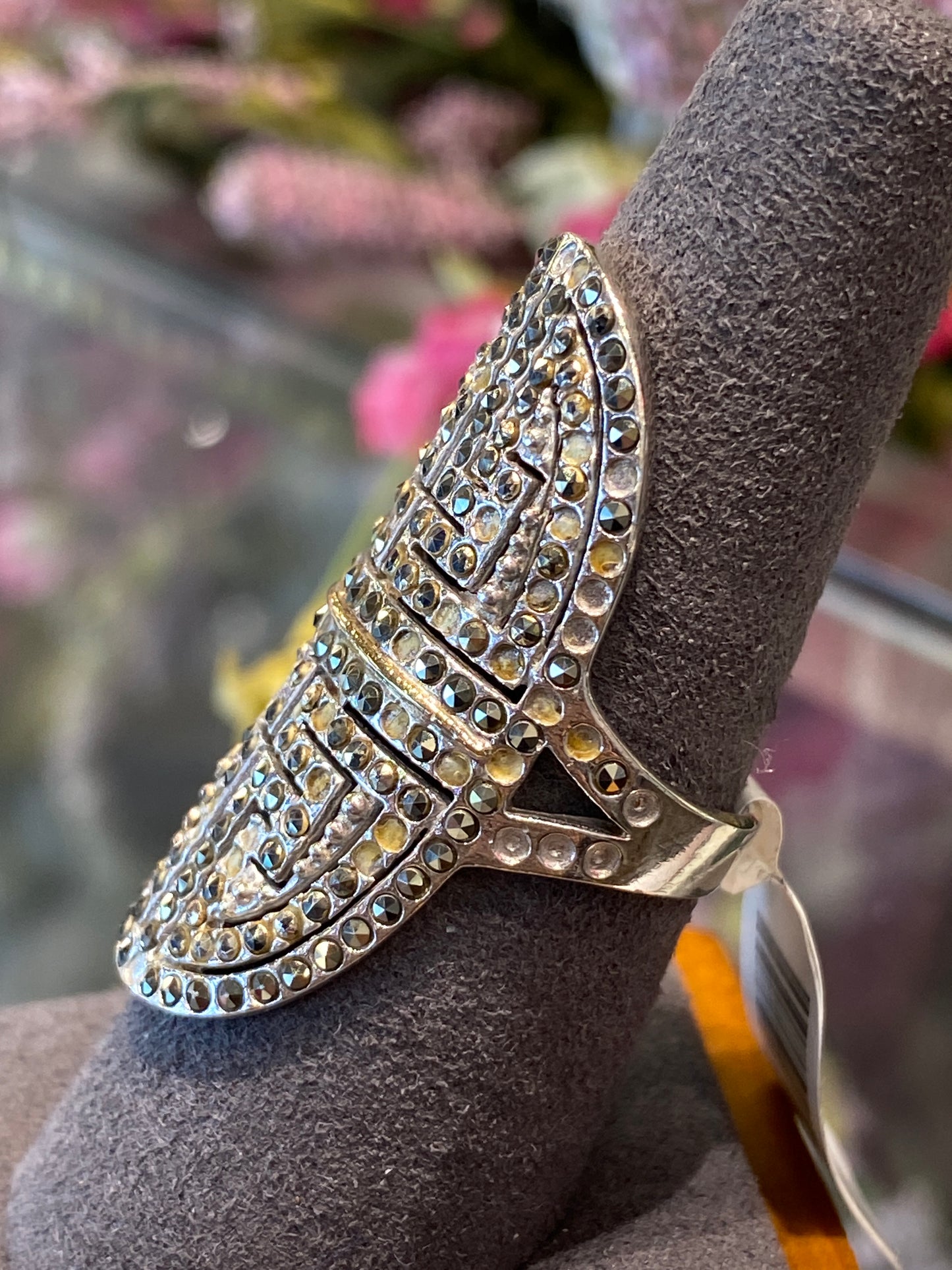 Silver Ring With Stones