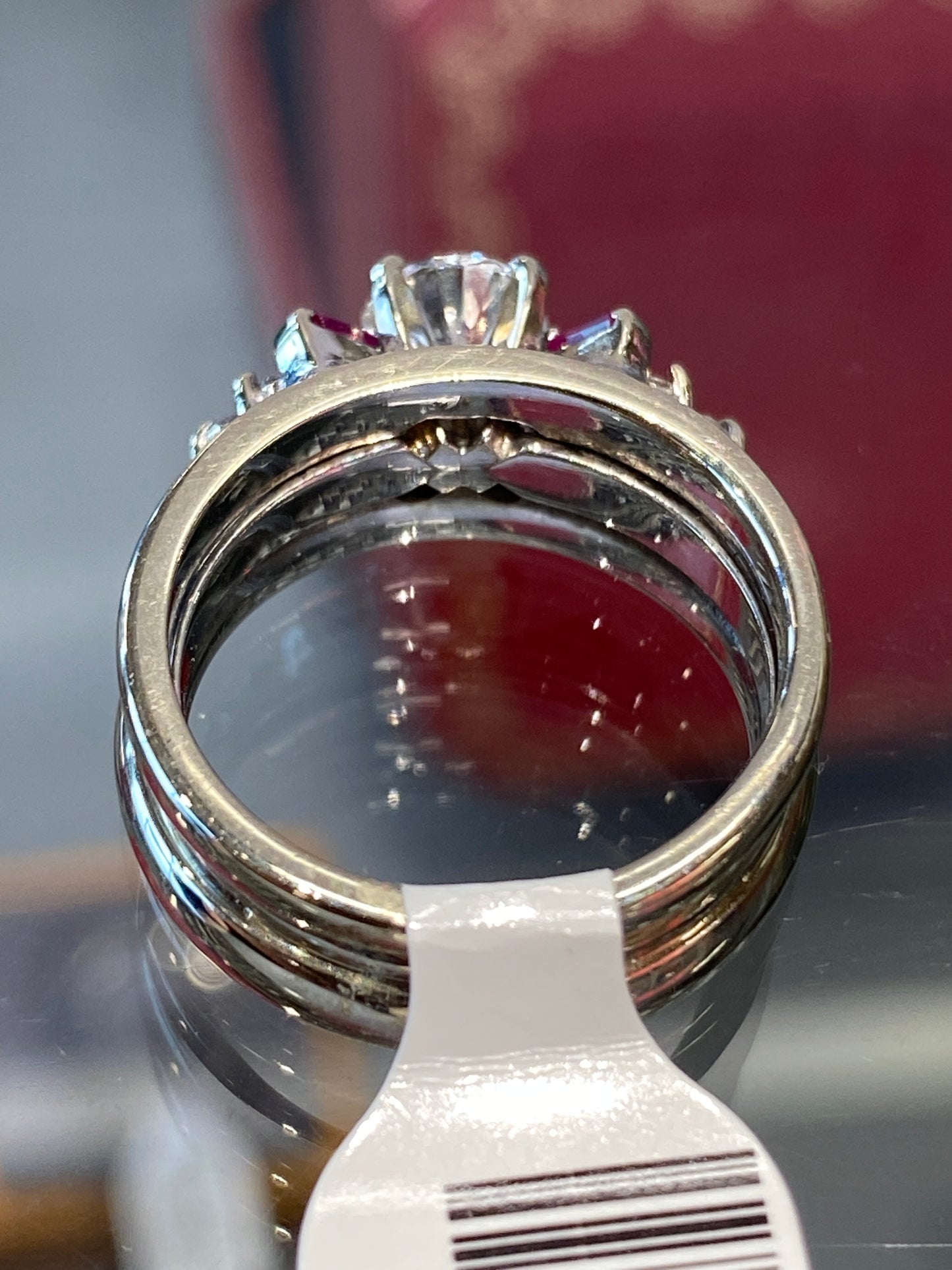 14k White Gold Diamond Wedding Set