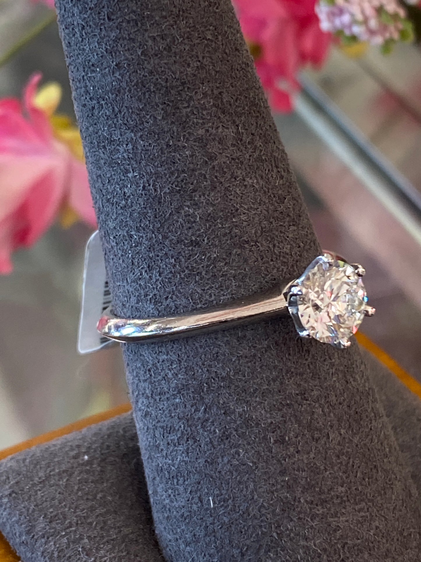 Platinum Diamond Tiffany & Co Engagement Ring