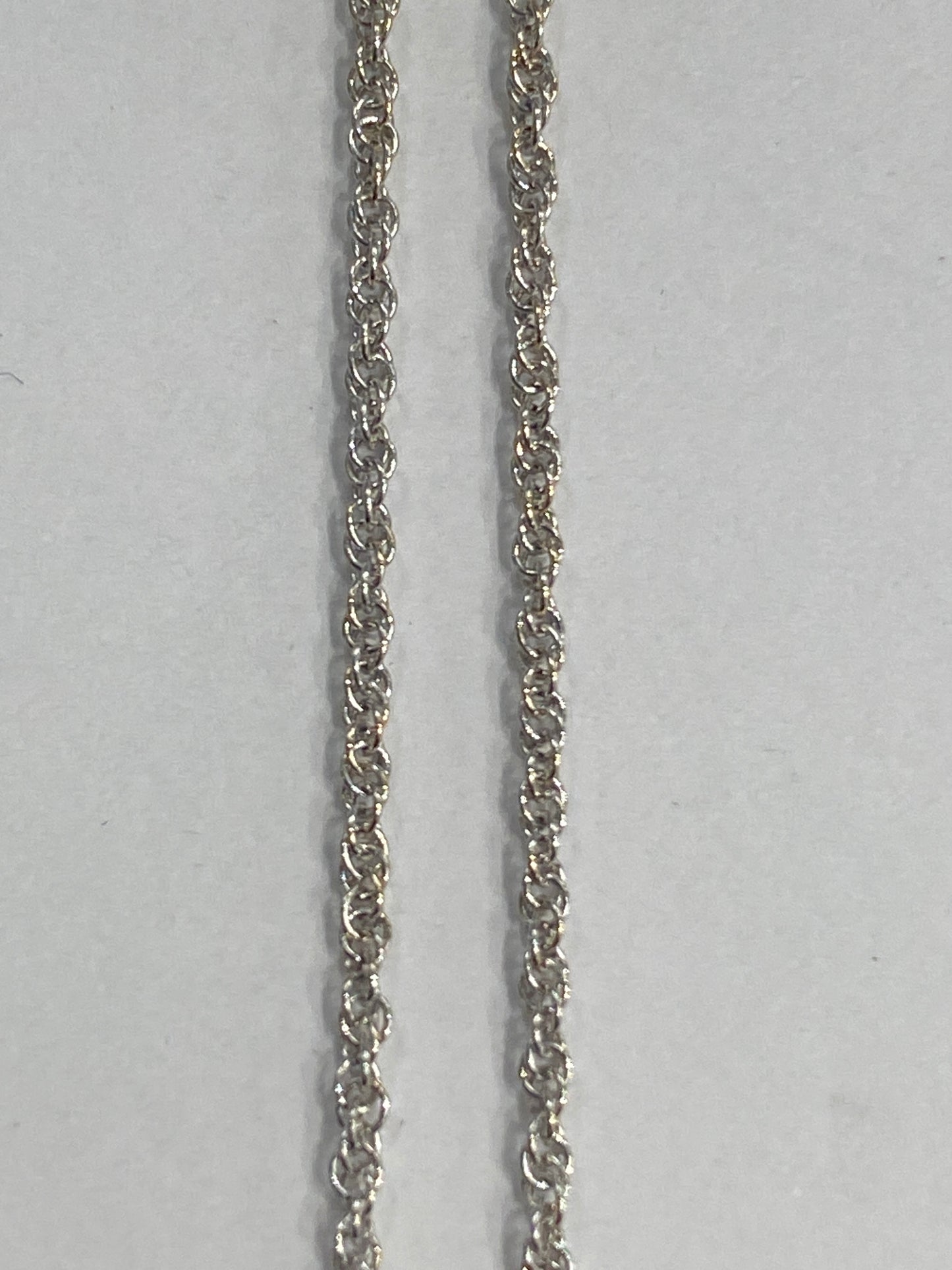 14k White Gold Link Chain