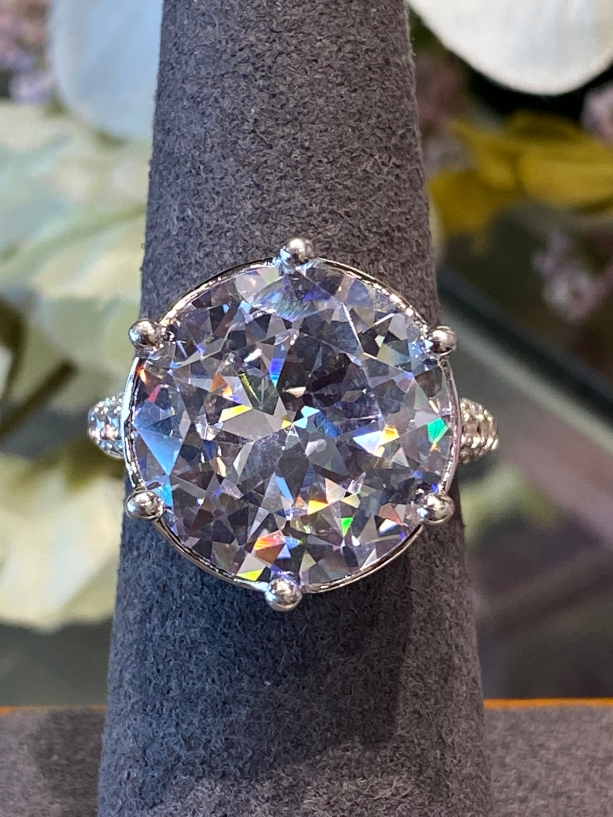 925 Silver Ring With Cubic Zirconias