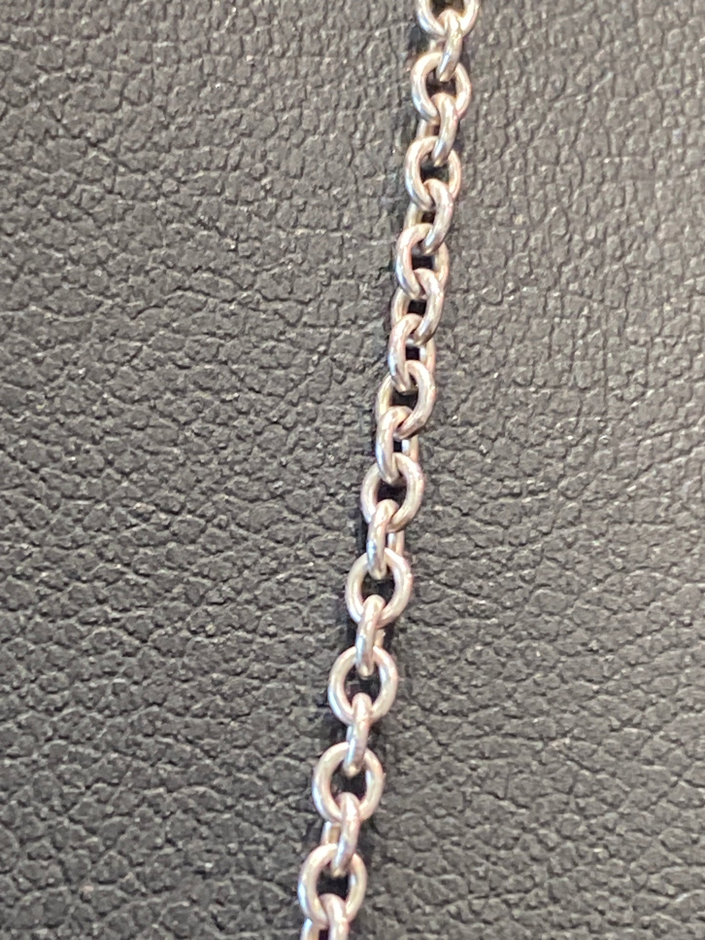 14k White Gold Link Chain