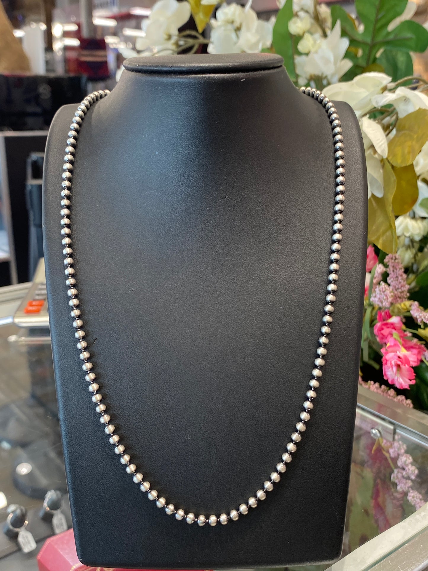 Silver Beaded Chain
